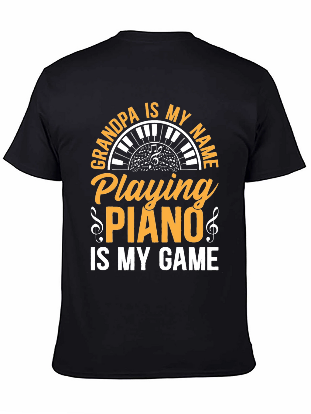 Grandpa Piano Player T-Shirt