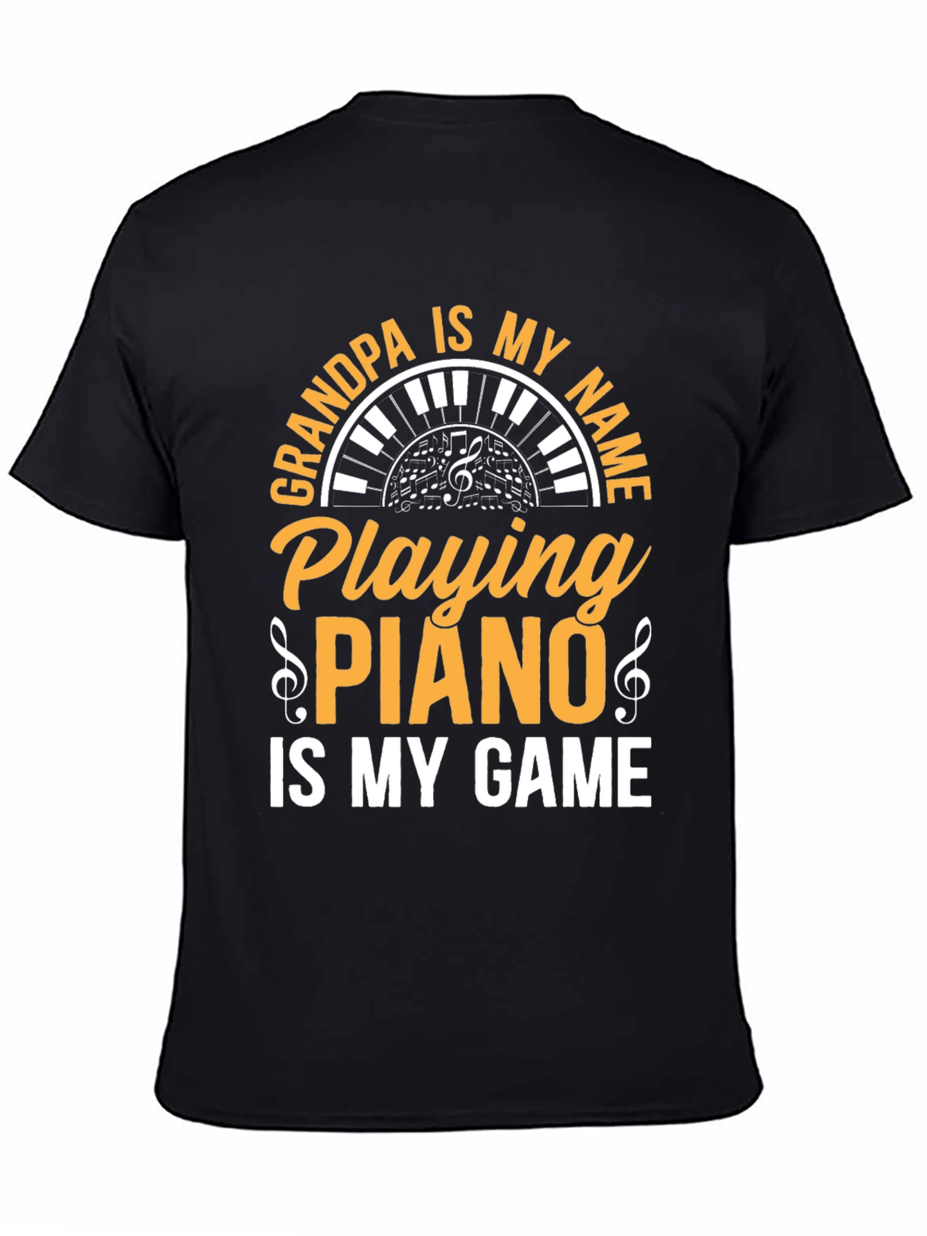 Grandpa Piano Player T-Shirt
