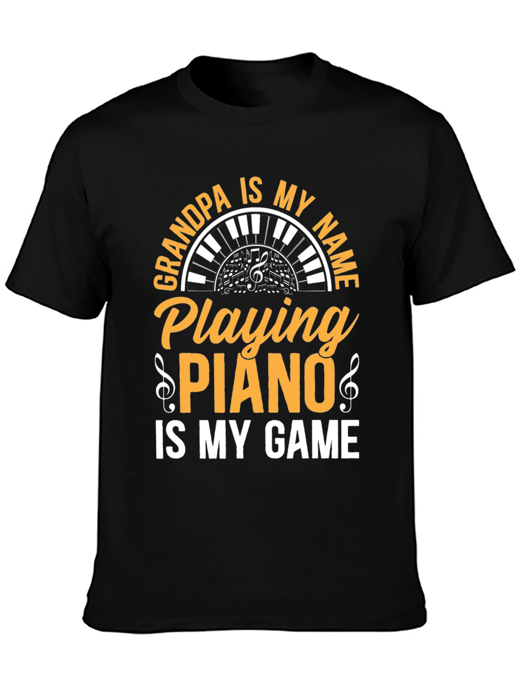 Grandpa Piano Player T-Shirt