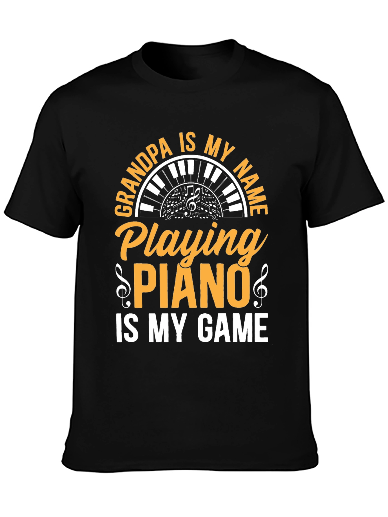 Grandpa Piano Player T-Shirt