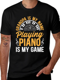 Grandpa Piano Player T-Shirt