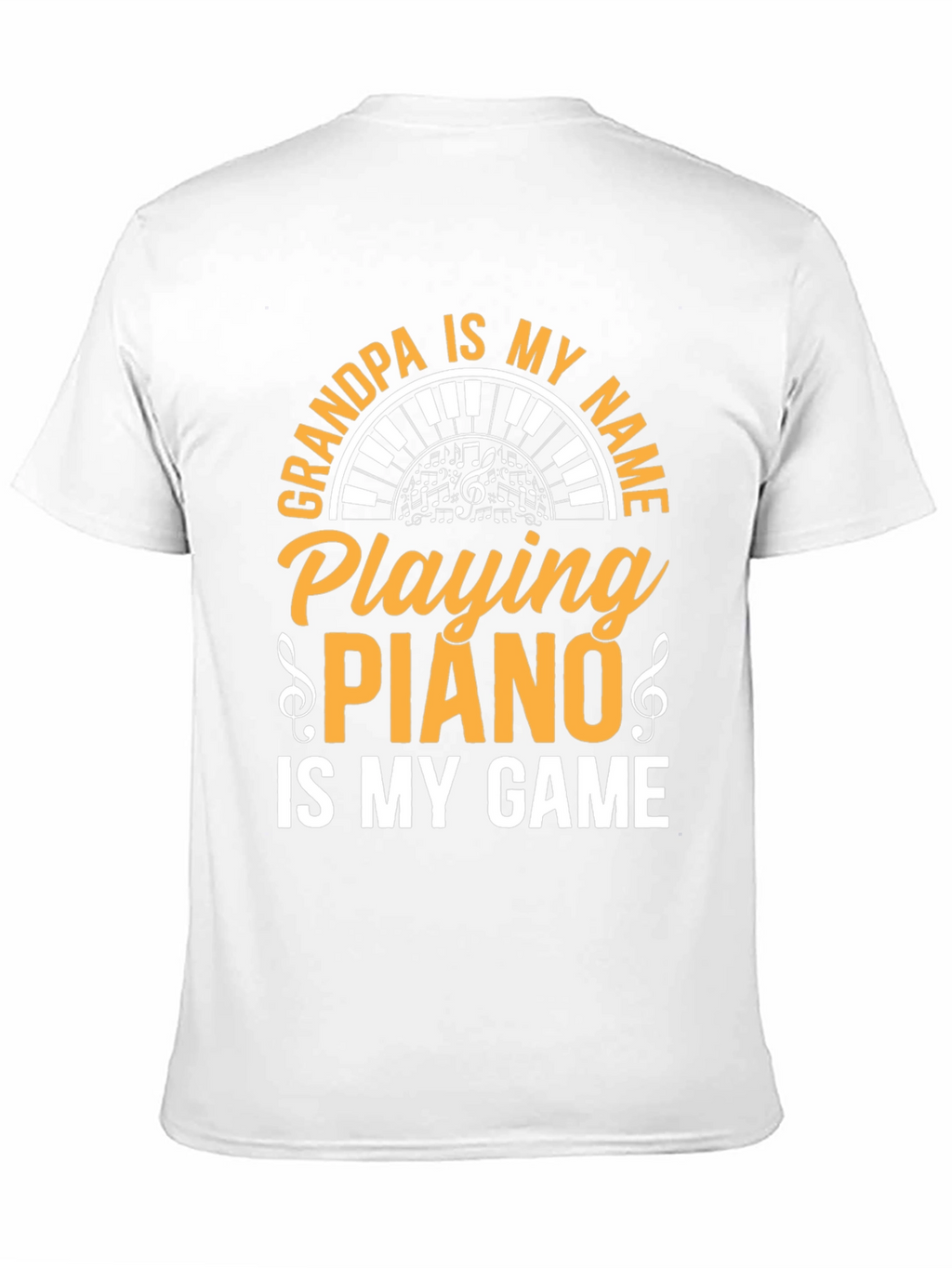 Grandpa Piano Player T-Shirt
