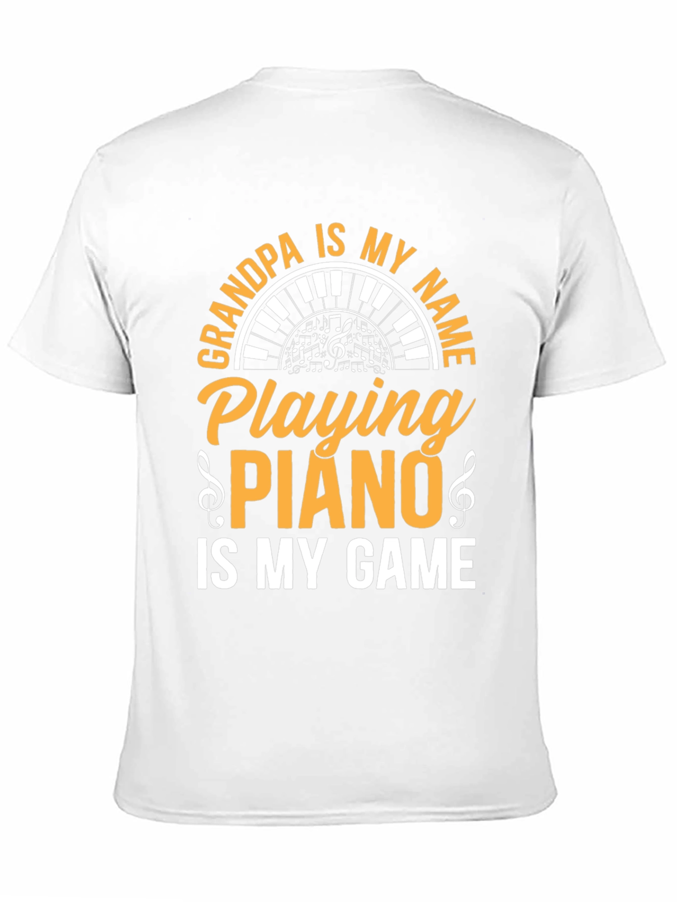 Grandpa Piano Player T-Shirt