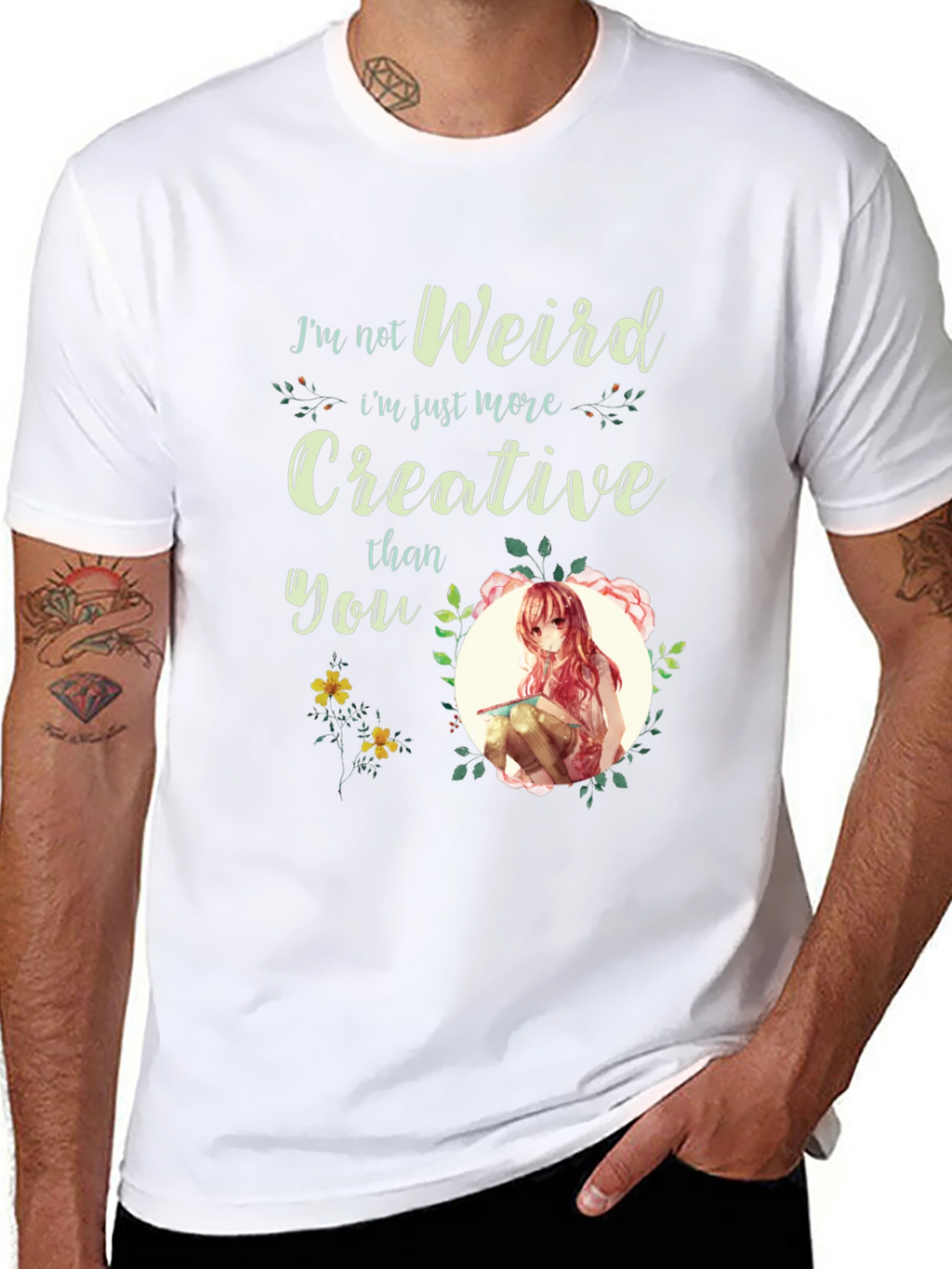 Creative Anime Art T-Shirt