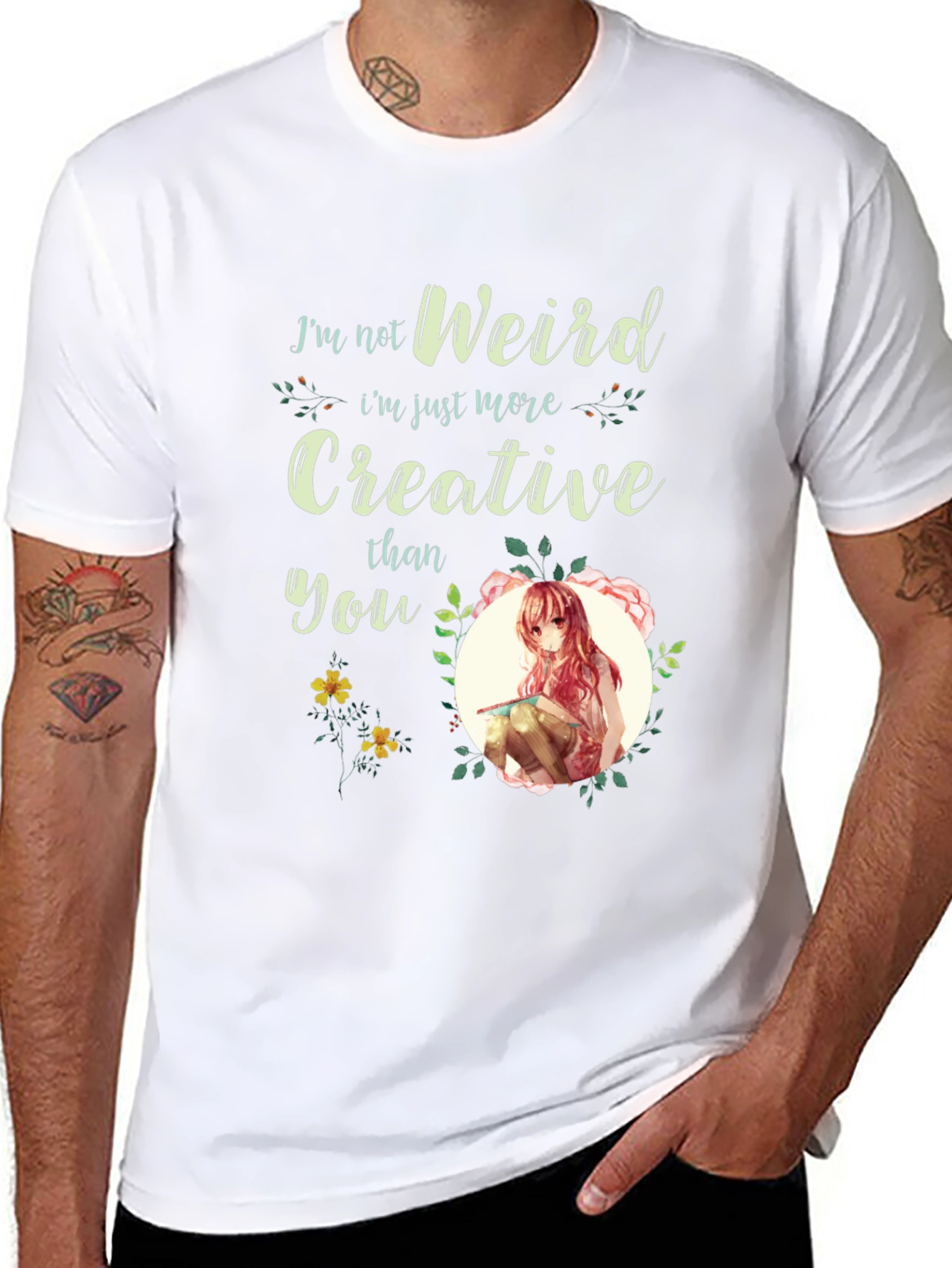 Creative Anime Art T-Shirt