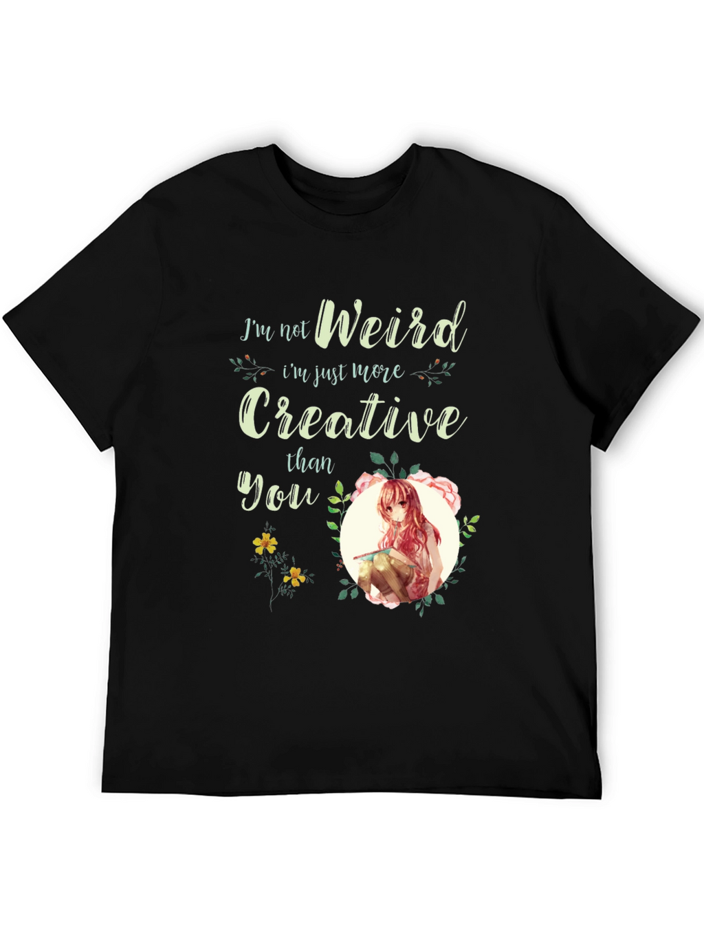 Creative Anime Art T-Shirt