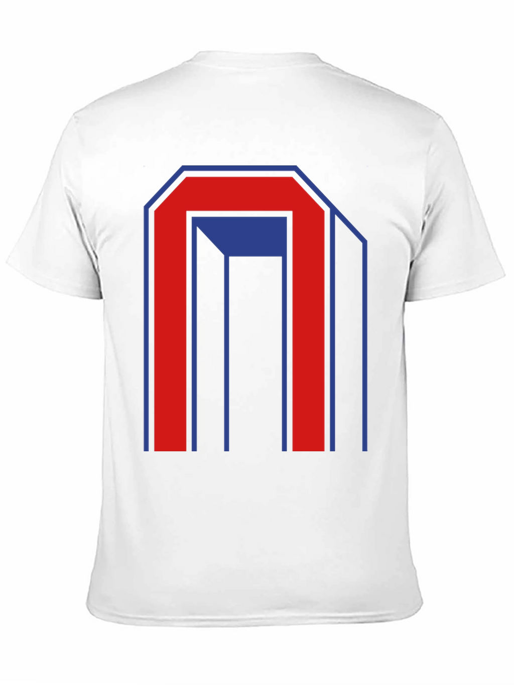 Geometric Graphic Print Mens Black T-Shirt