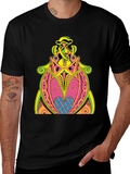 Psychedelic Art Black Tee