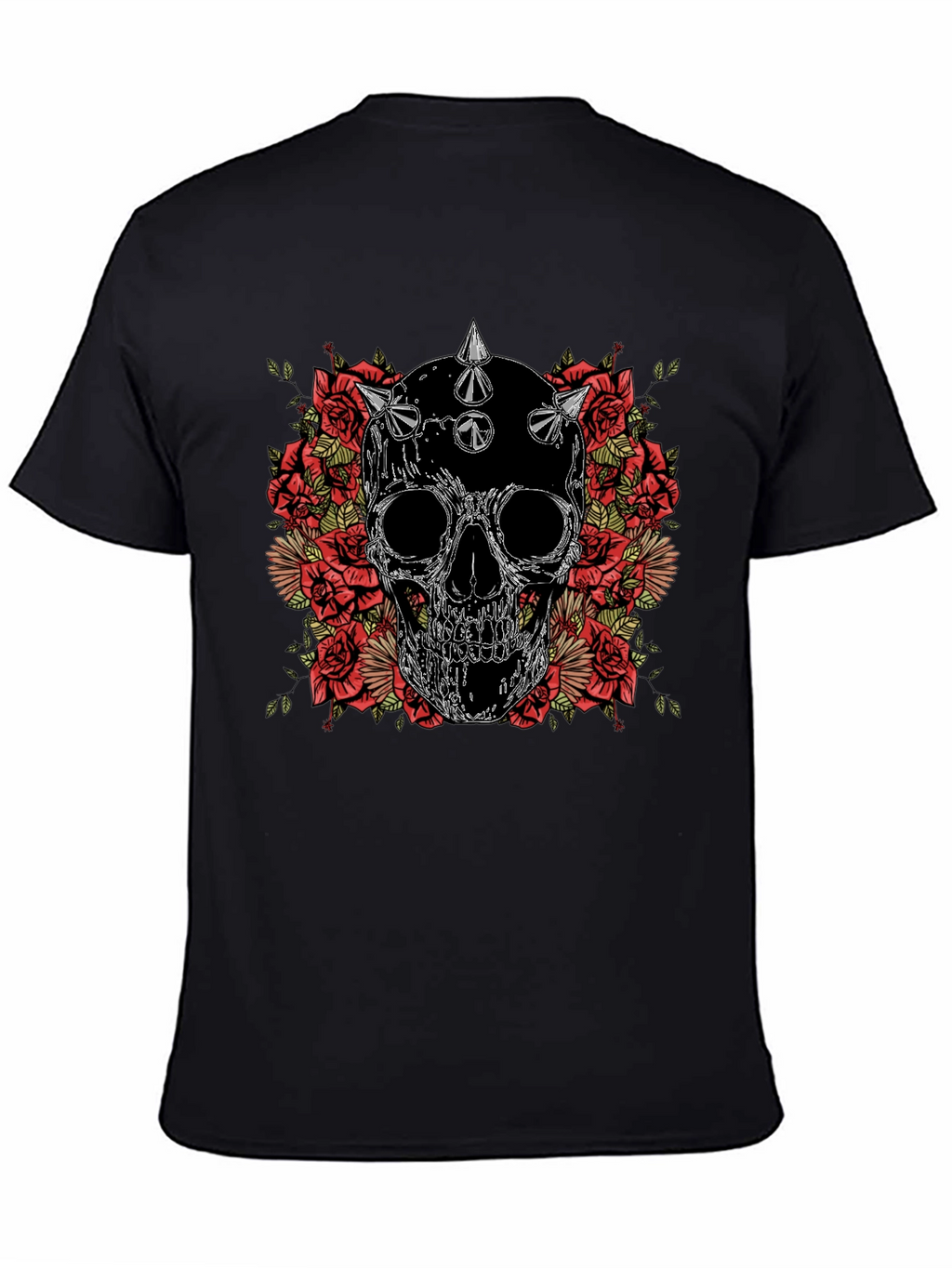 Skull and Roses Graphic Tee