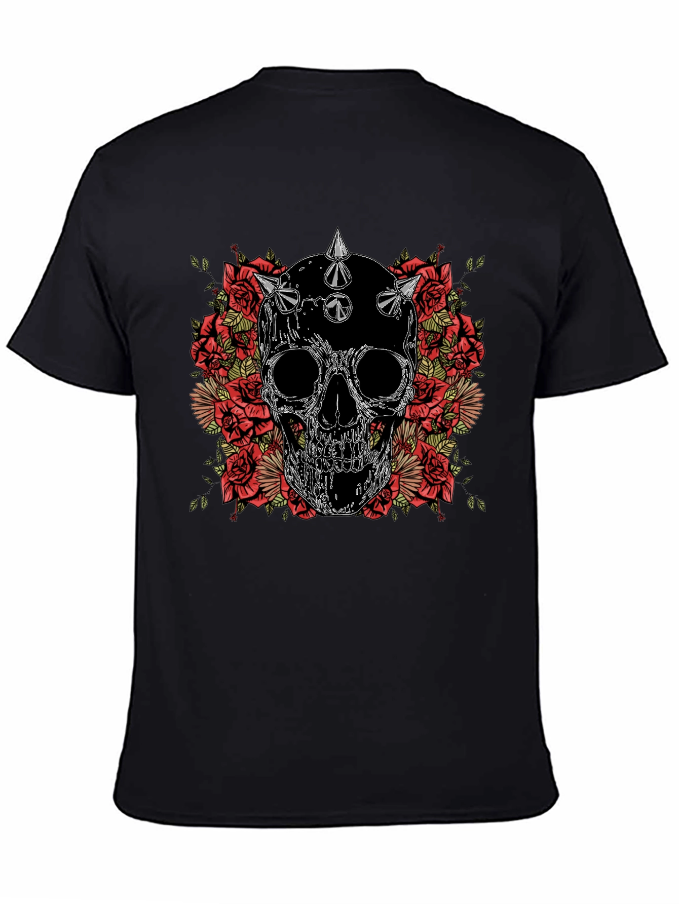 Skull and Roses Graphic Tee