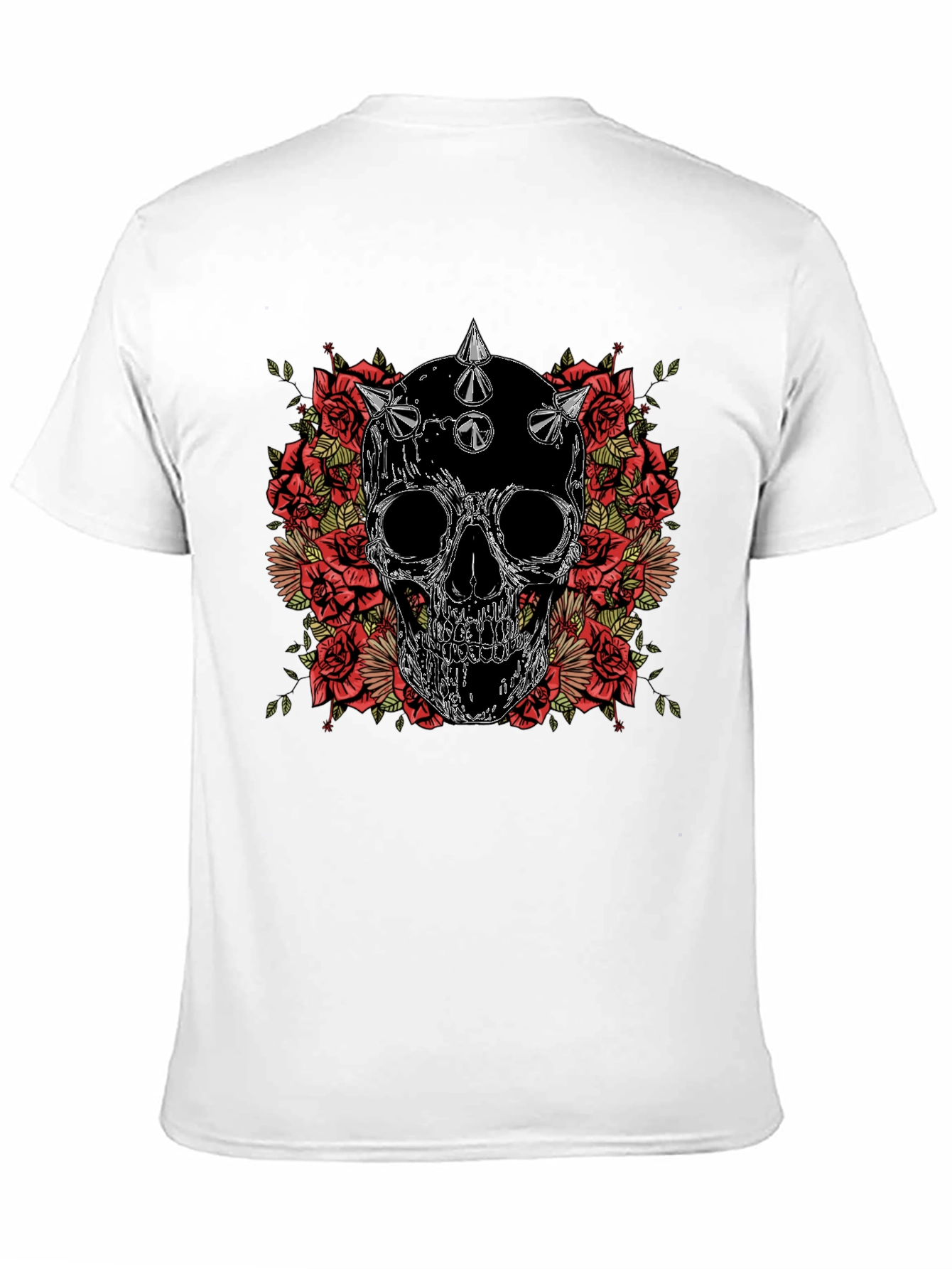 Skull and Roses Graphic Tee
