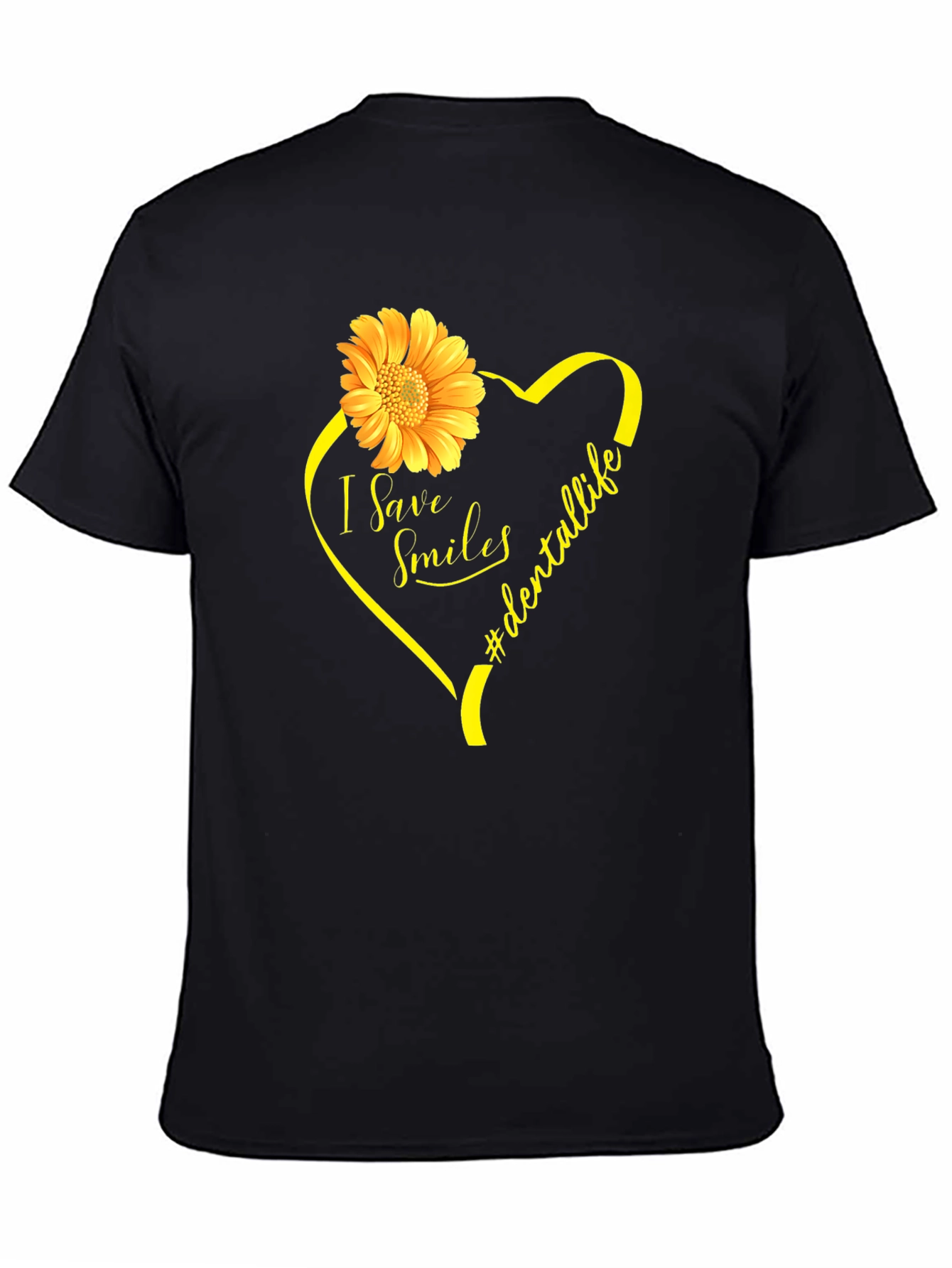 Dental Life T-Shirt - I Save Smiles Floral Heart