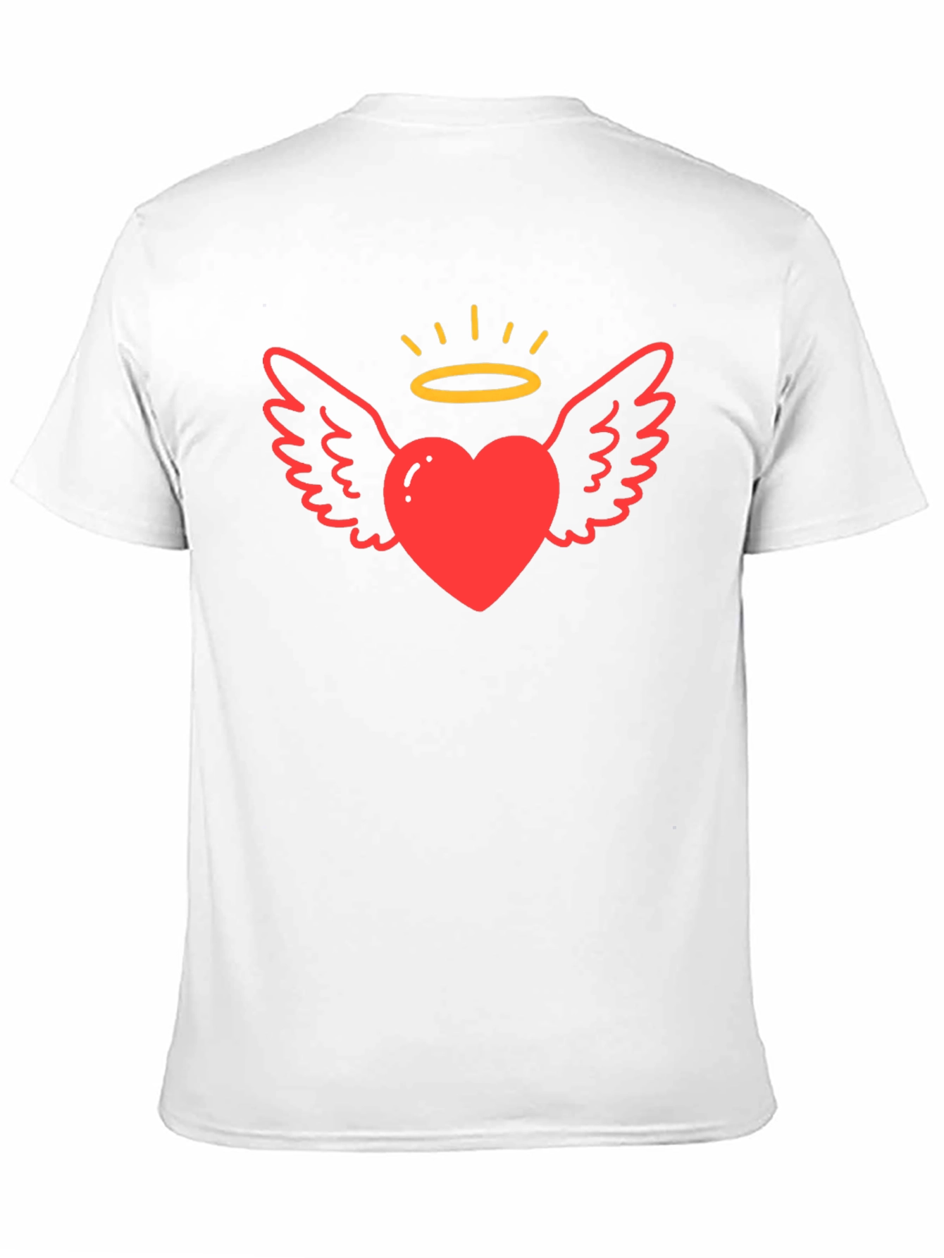 Angel Heart Graphic T-Shirt Black Tee