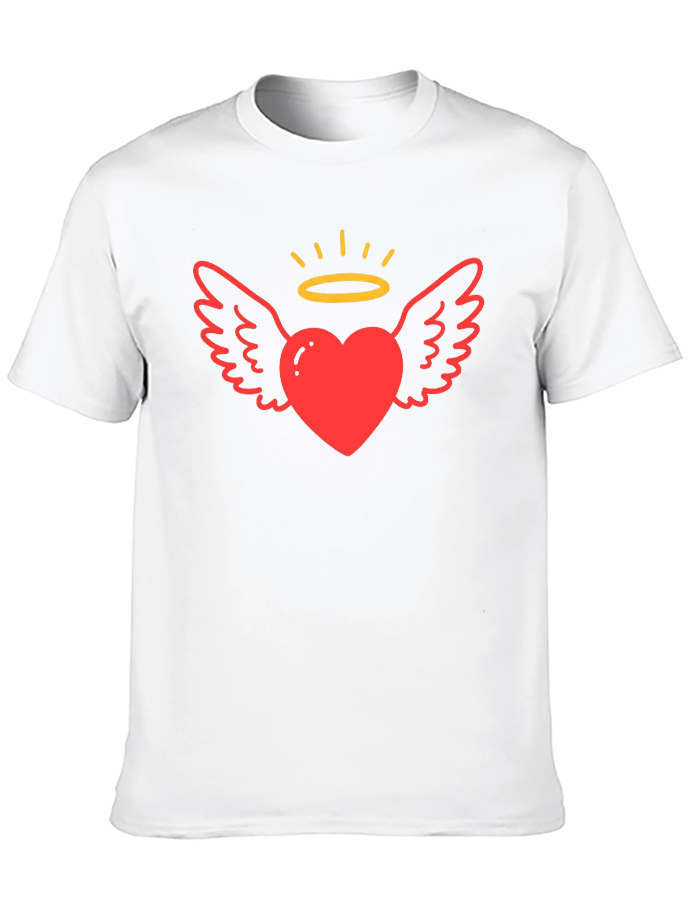 Angel Heart Graphic T-Shirt Black Tee