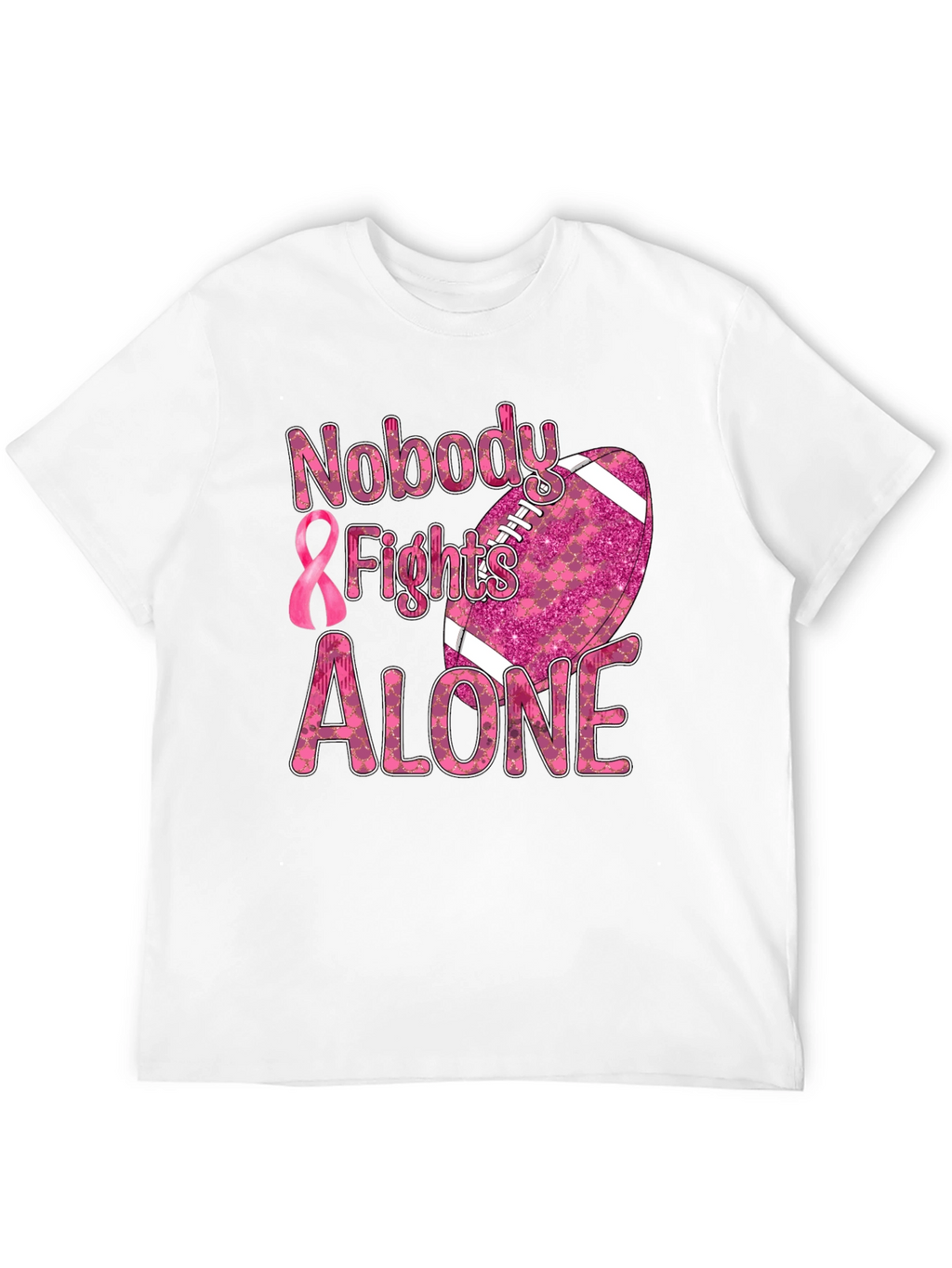 Breast Cancer Awareness Football T-Shirt