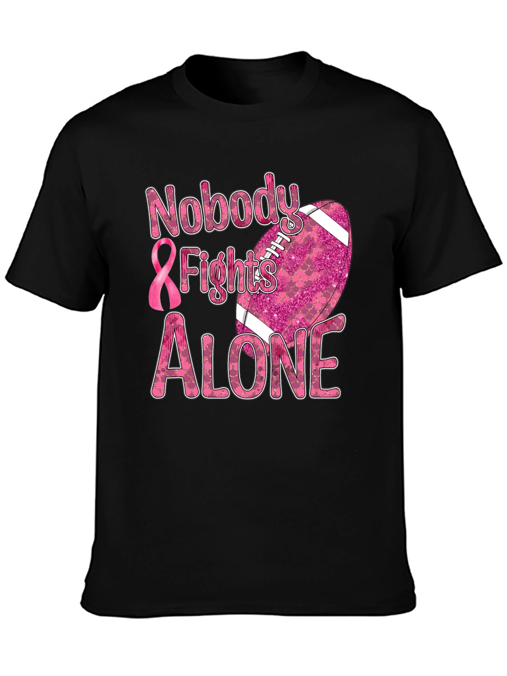 Breast Cancer Awareness Football T-Shirt