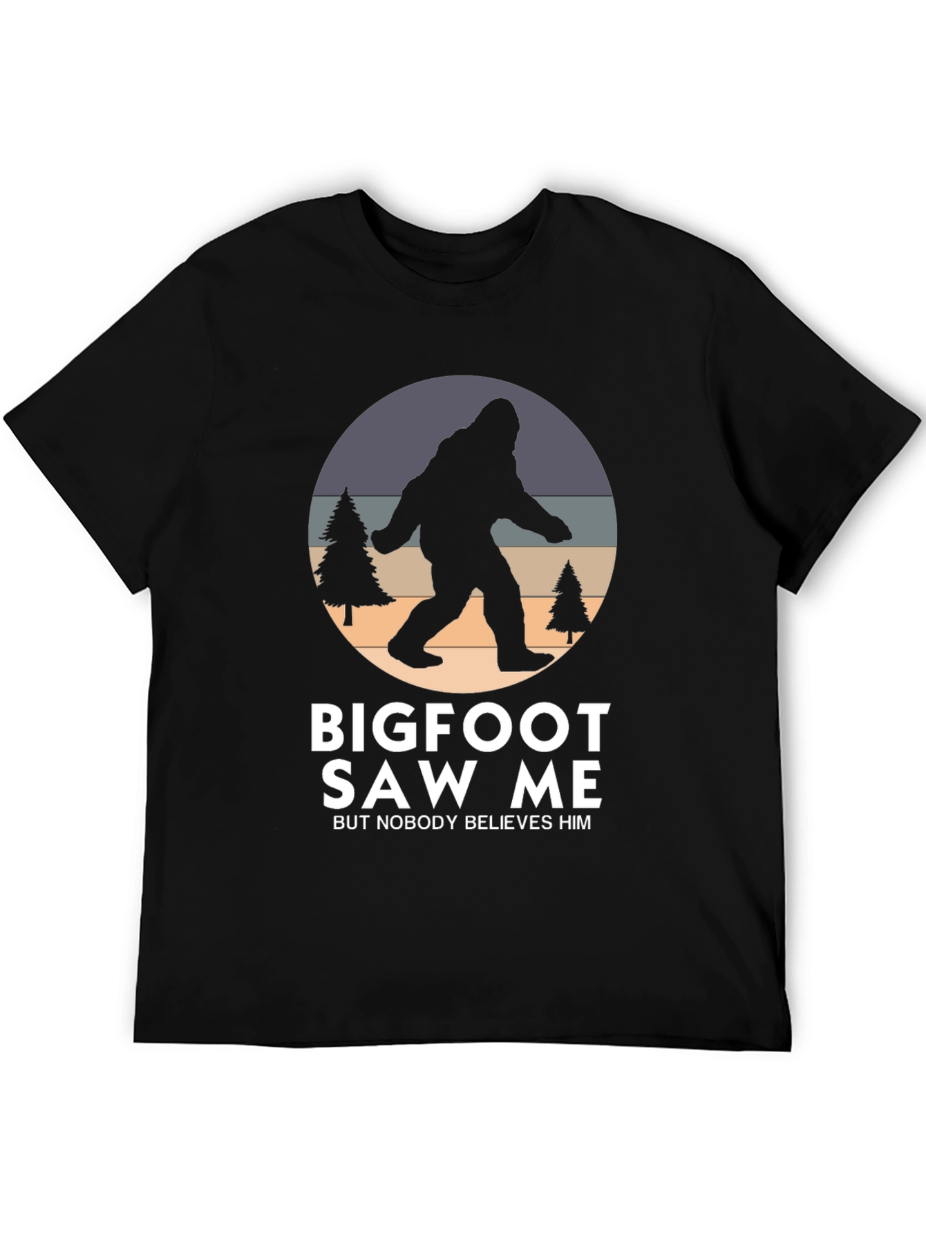Bigfoot Saw Me T-Shirt - Novelty Graphic Tee