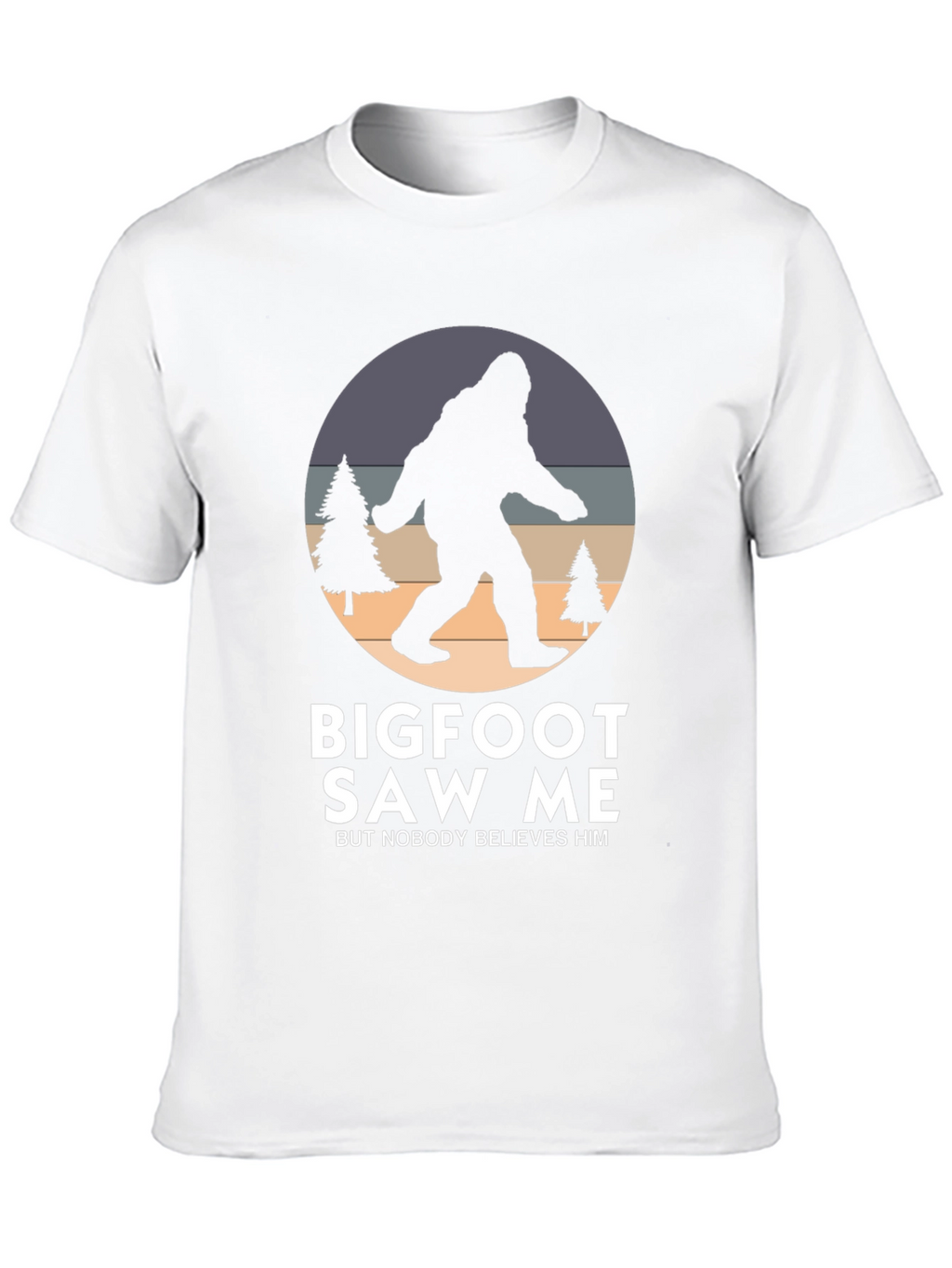 Bigfoot Saw Me T-Shirt - Novelty Graphic Tee