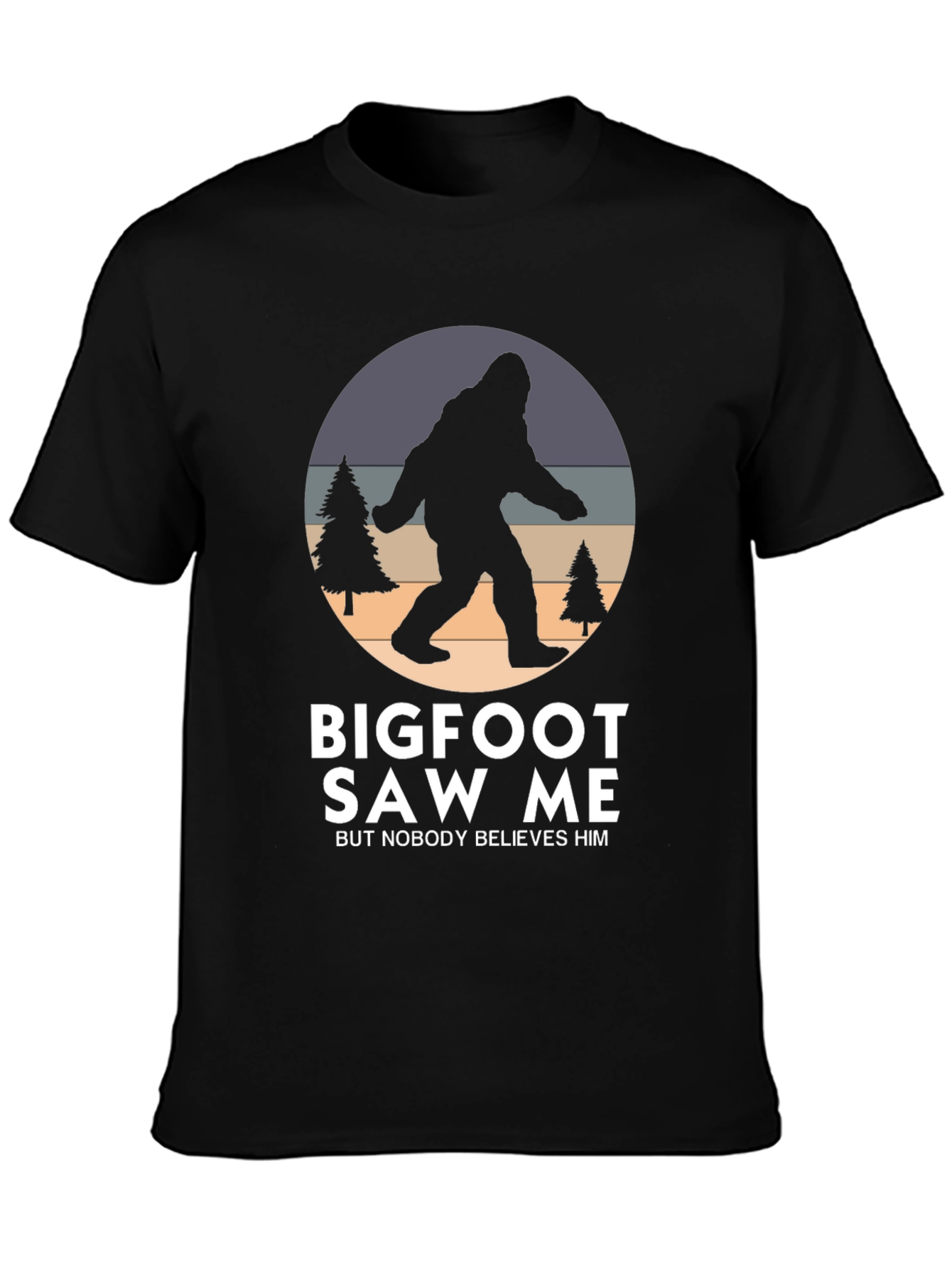 Bigfoot Saw Me T-Shirt - Novelty Graphic Tee