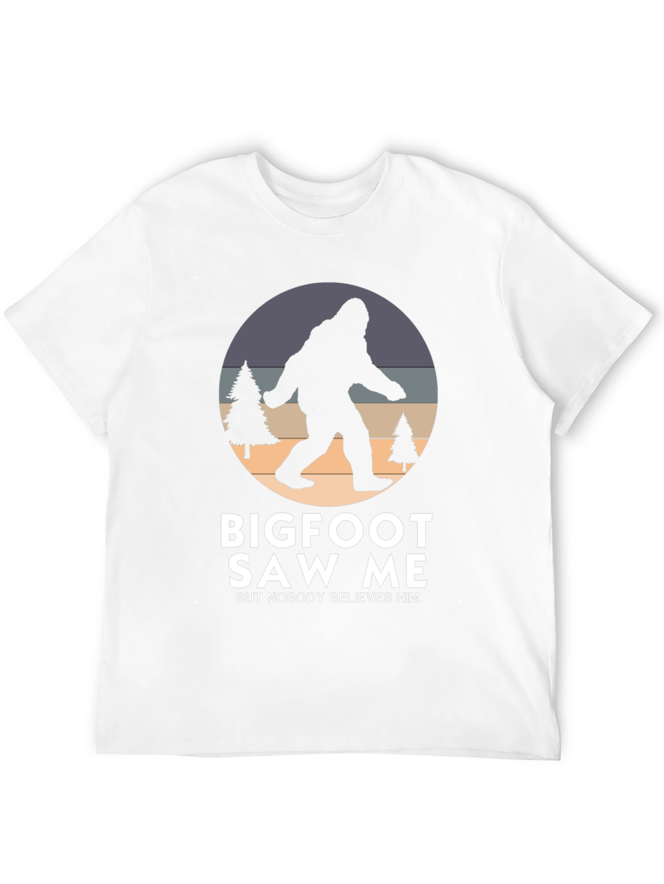 Bigfoot Saw Me T-Shirt - Novelty Graphic Tee