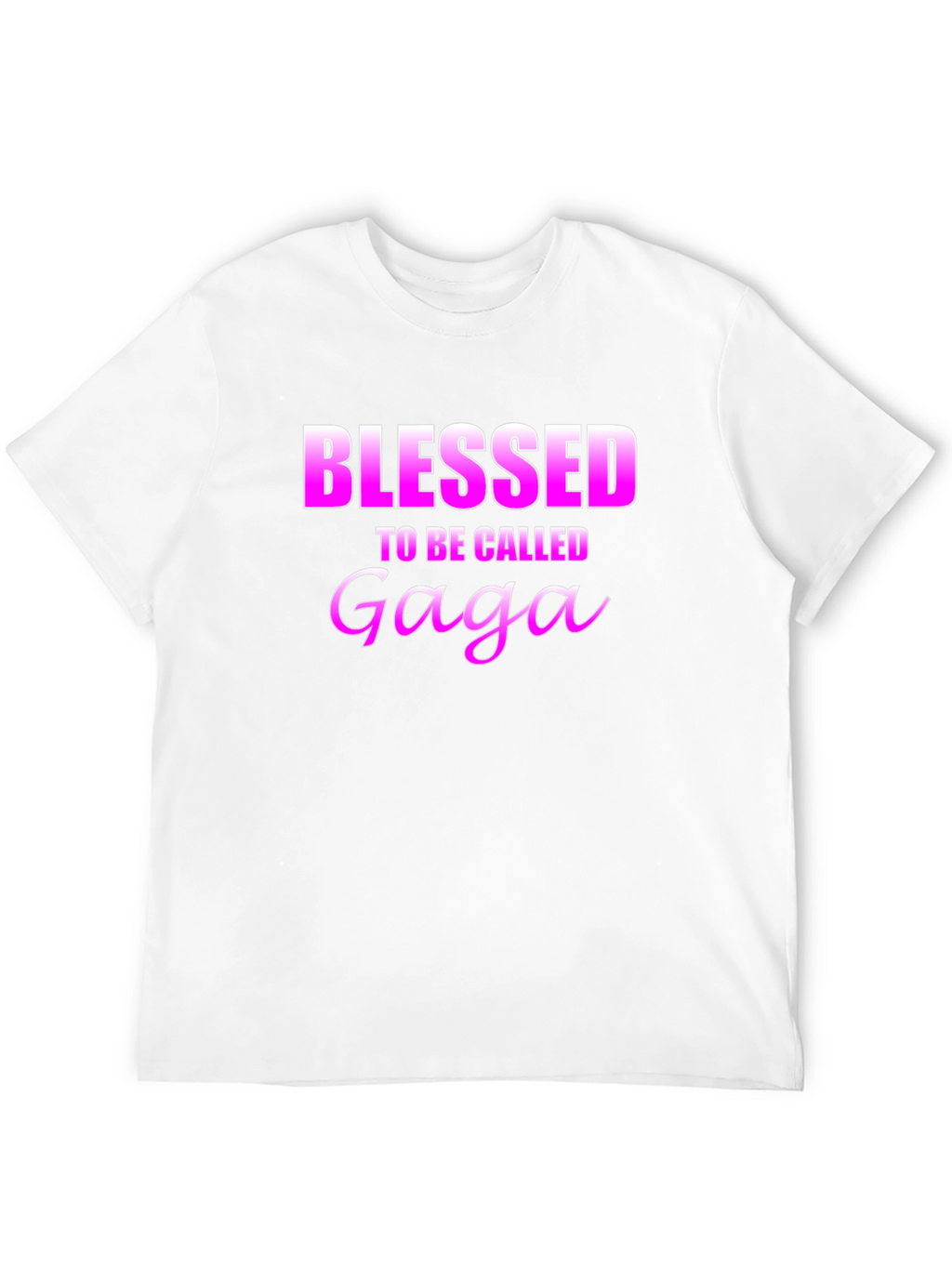 Blessed To Be Called Gaga Black T-Shirt