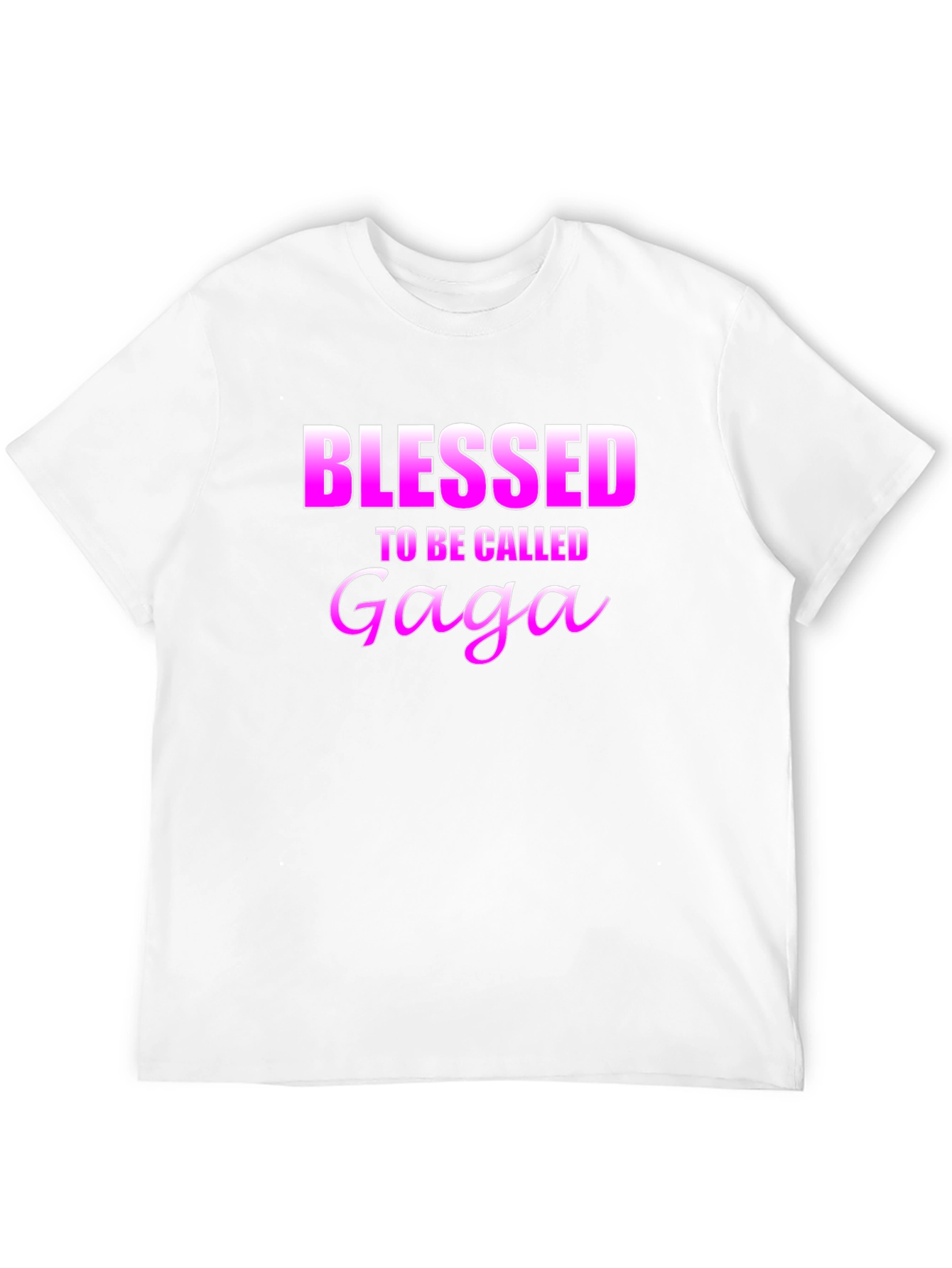 Blessed To Be Called Gaga Black T-Shirt