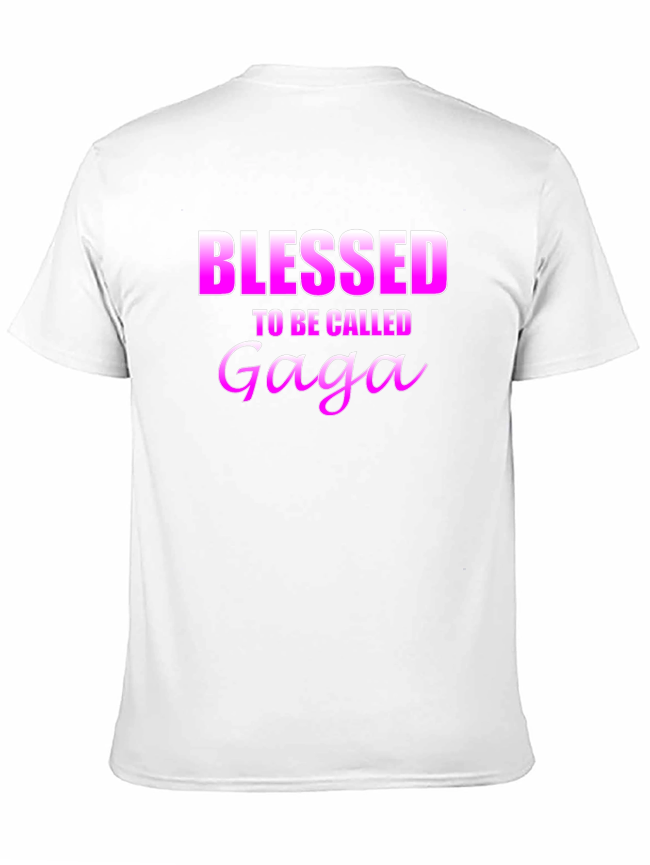 Blessed To Be Called Gaga Black T-Shirt