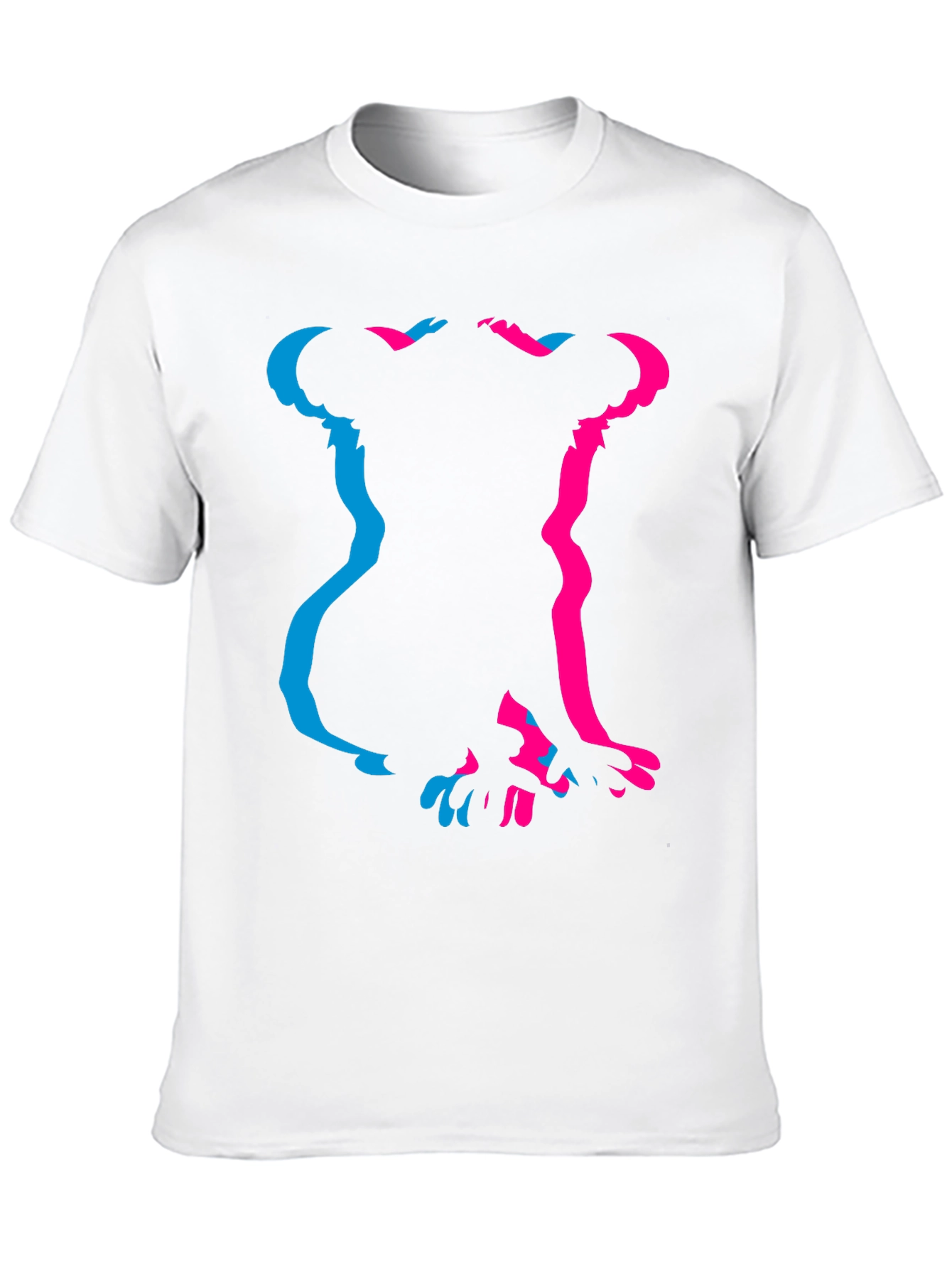 Koala Silhouette Graphic Tee - Black