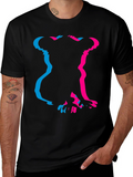 Koala Silhouette Graphic Tee - Black