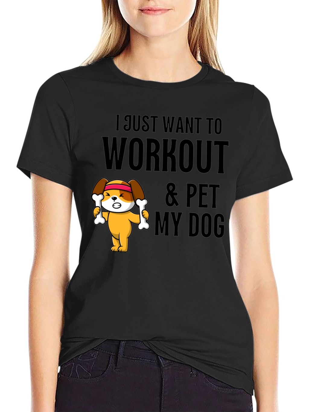 Workout & Pet My Dog T-Shirt