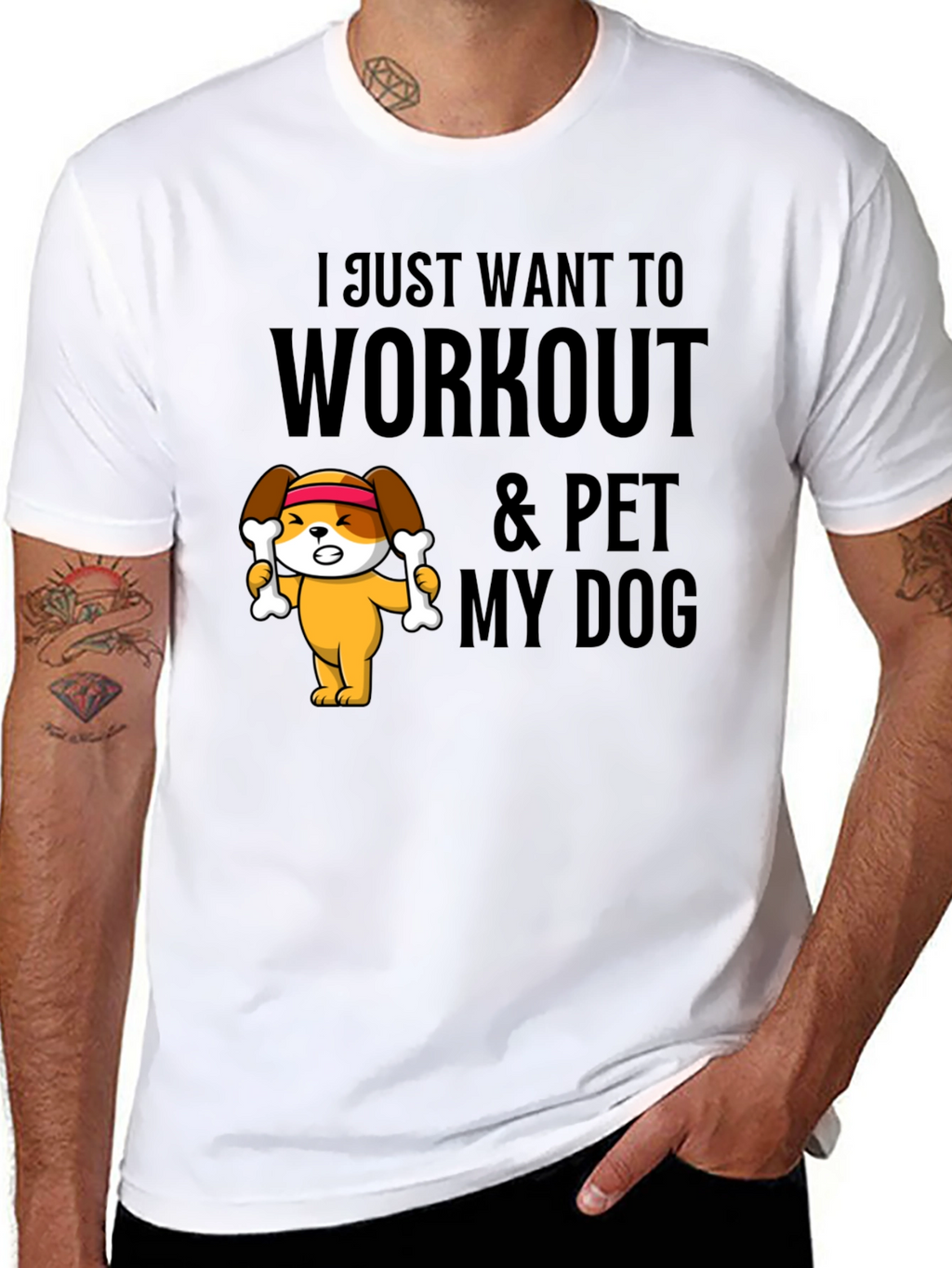 Workout & Pet My Dog T-Shirt