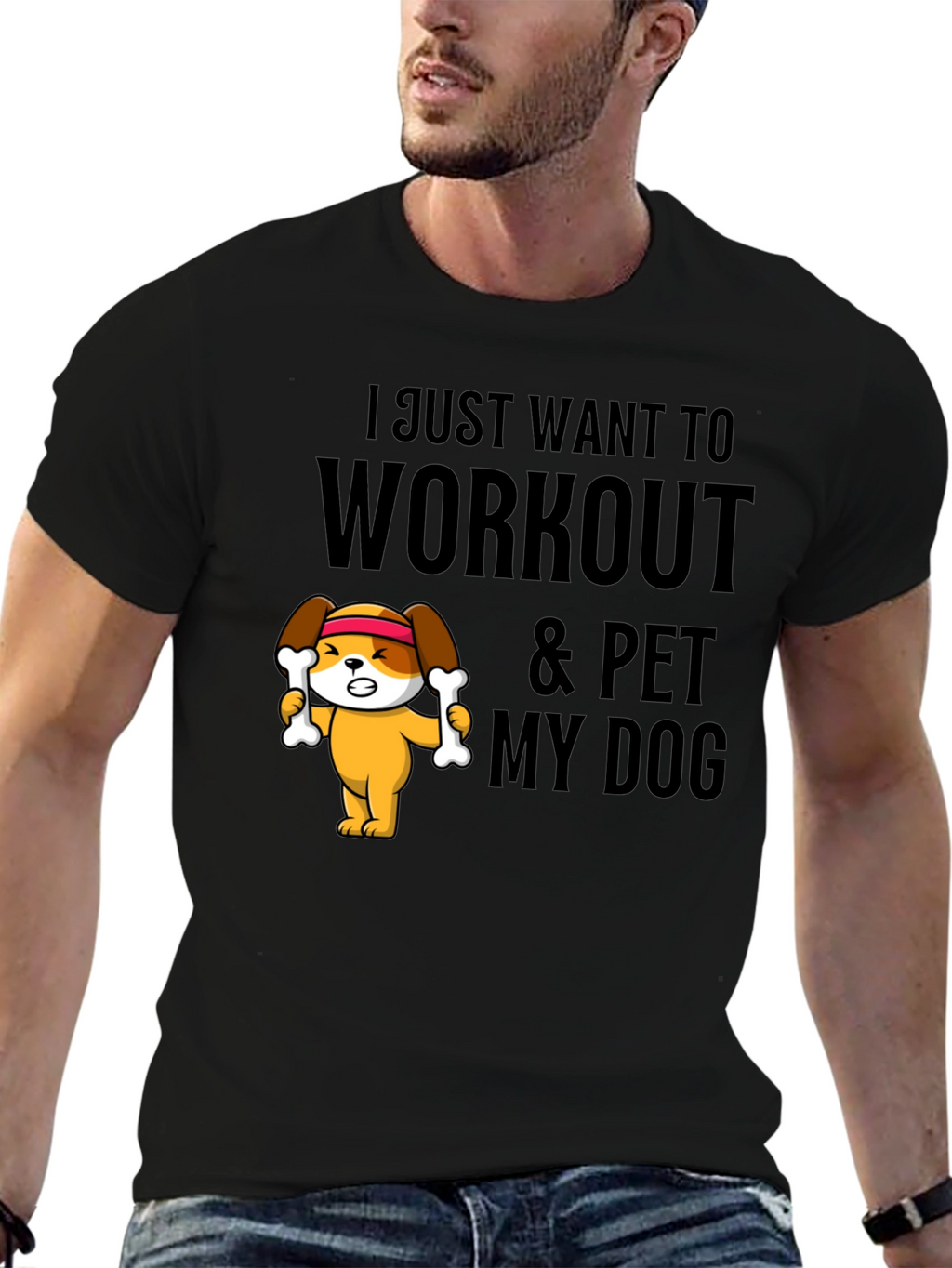 Workout & Pet My Dog T-Shirt