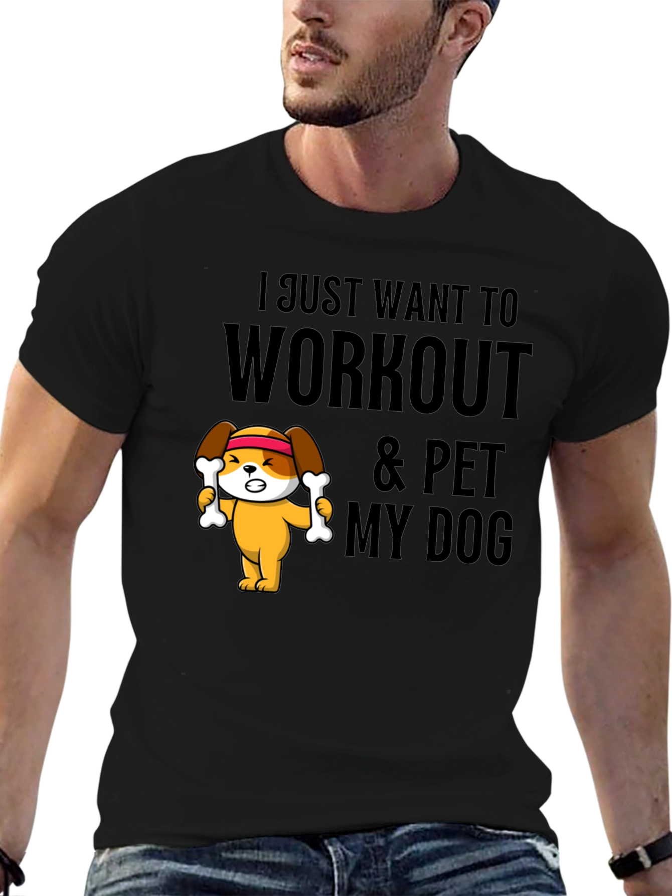 Workout & Pet My Dog T-Shirt