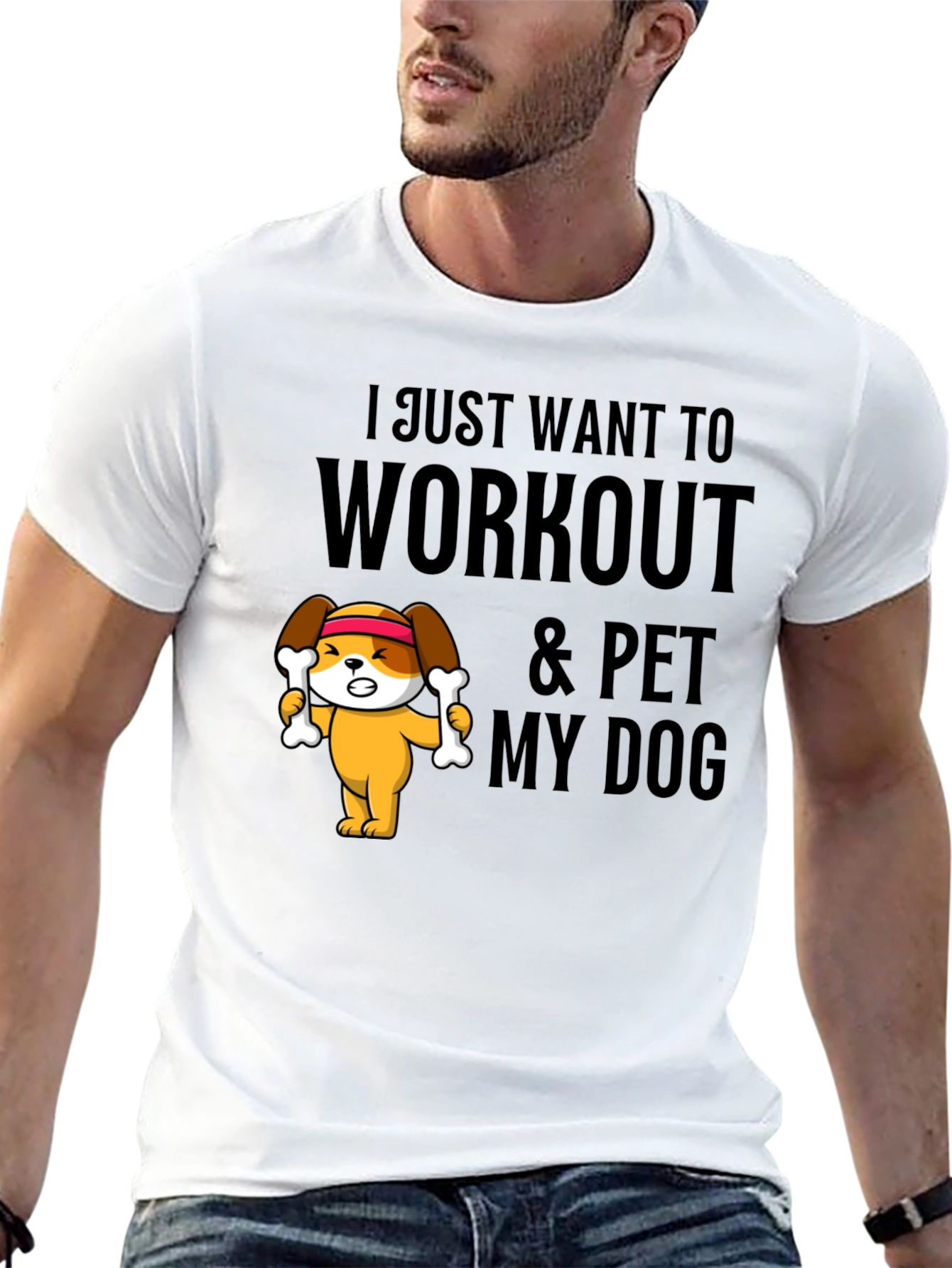 Workout & Pet My Dog T-Shirt