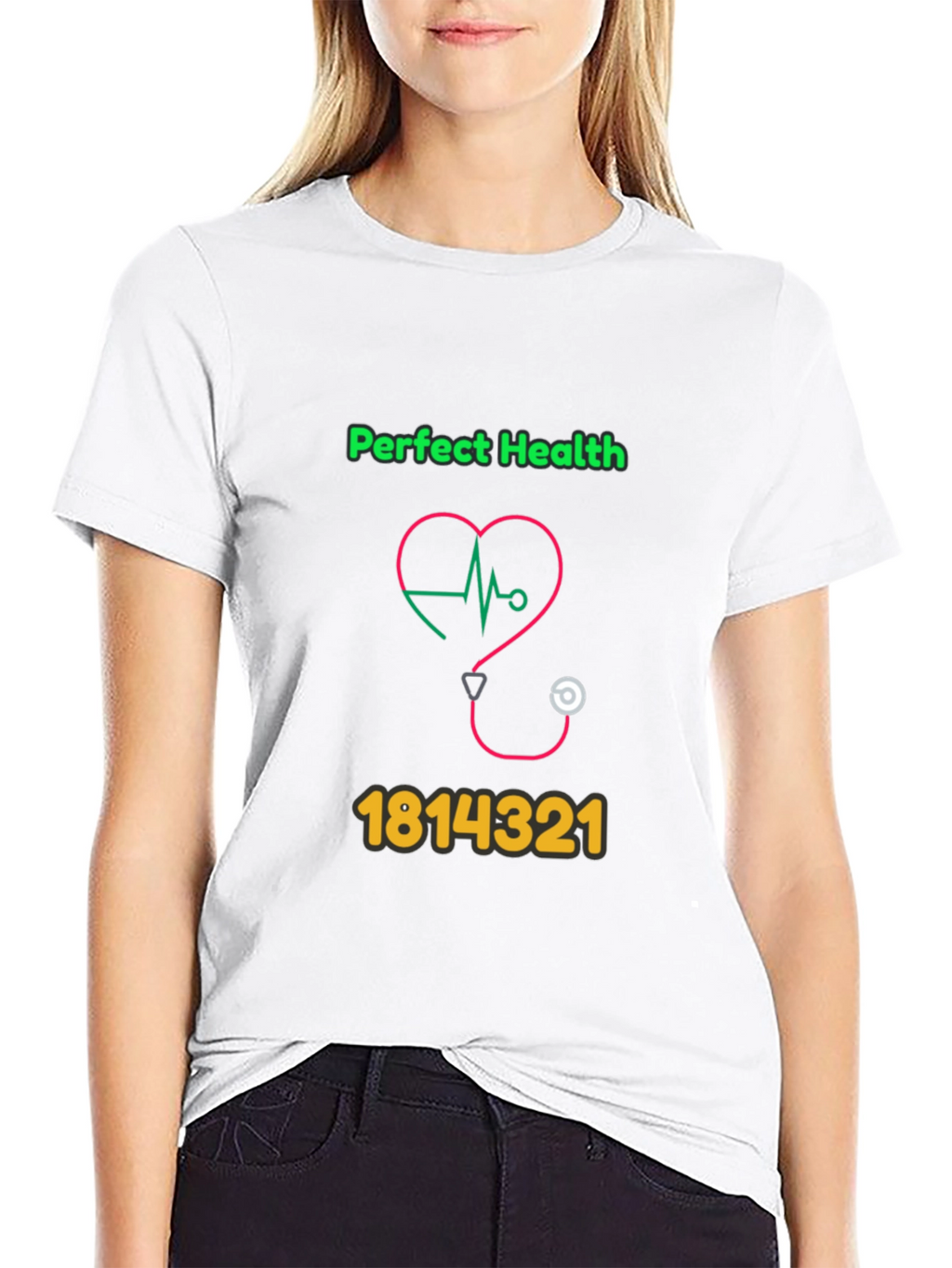 Perfect Health Graphic Tee - Novelty Design T-Shirt