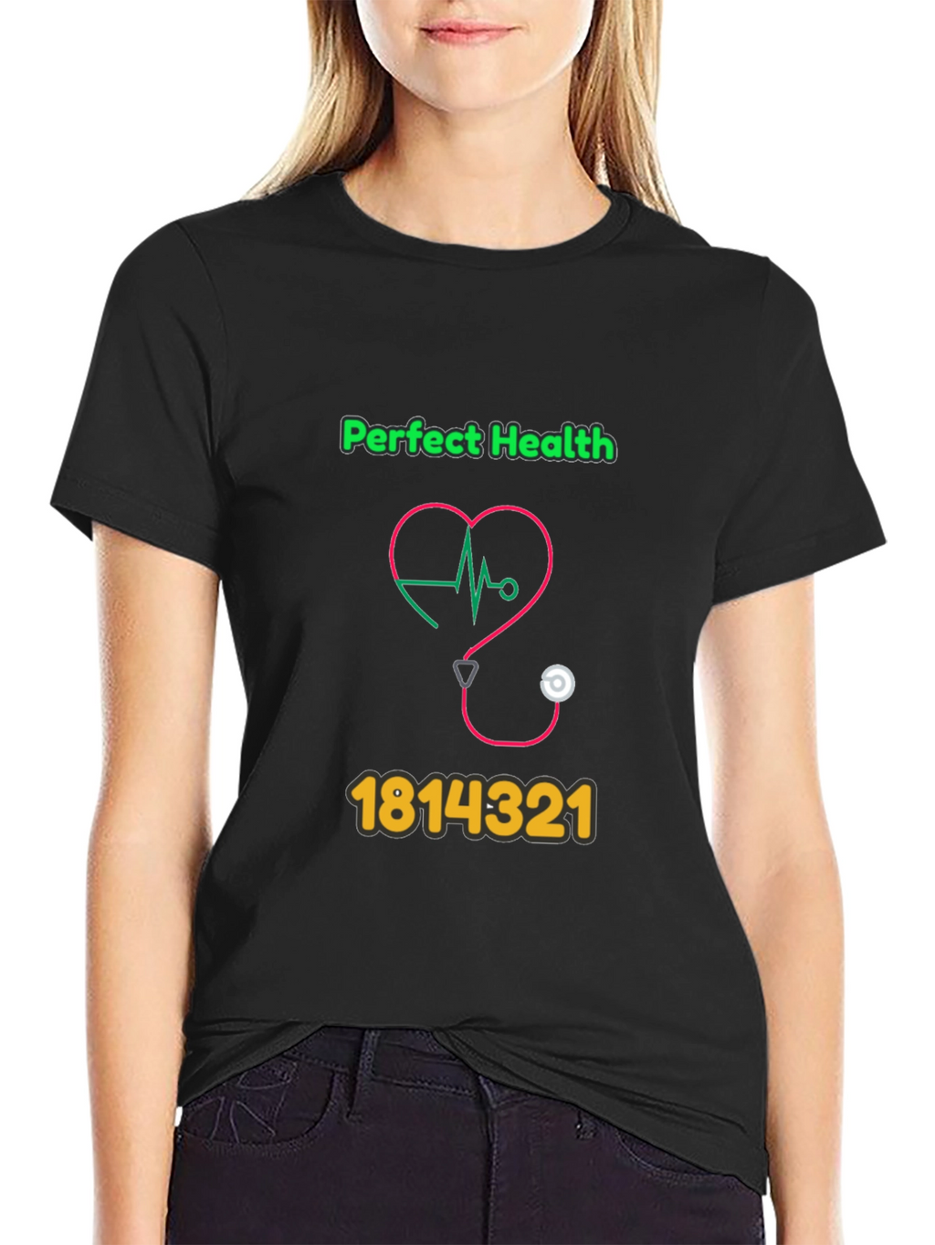 Perfect Health Graphic Tee - Novelty Design T-Shirt