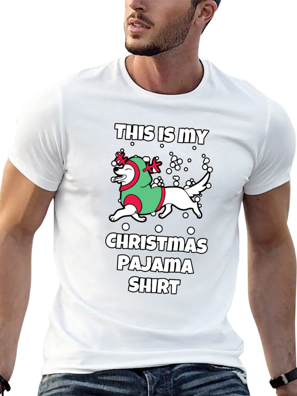 Dog Christmas Pajama Shirt