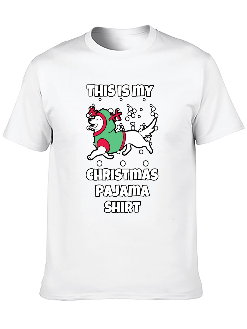 Dog Christmas Pajama Shirt