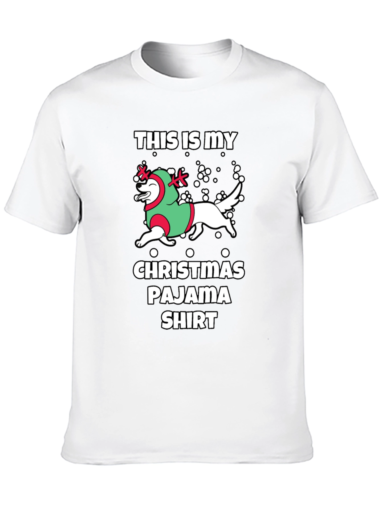Dog Christmas Pajama Shirt
