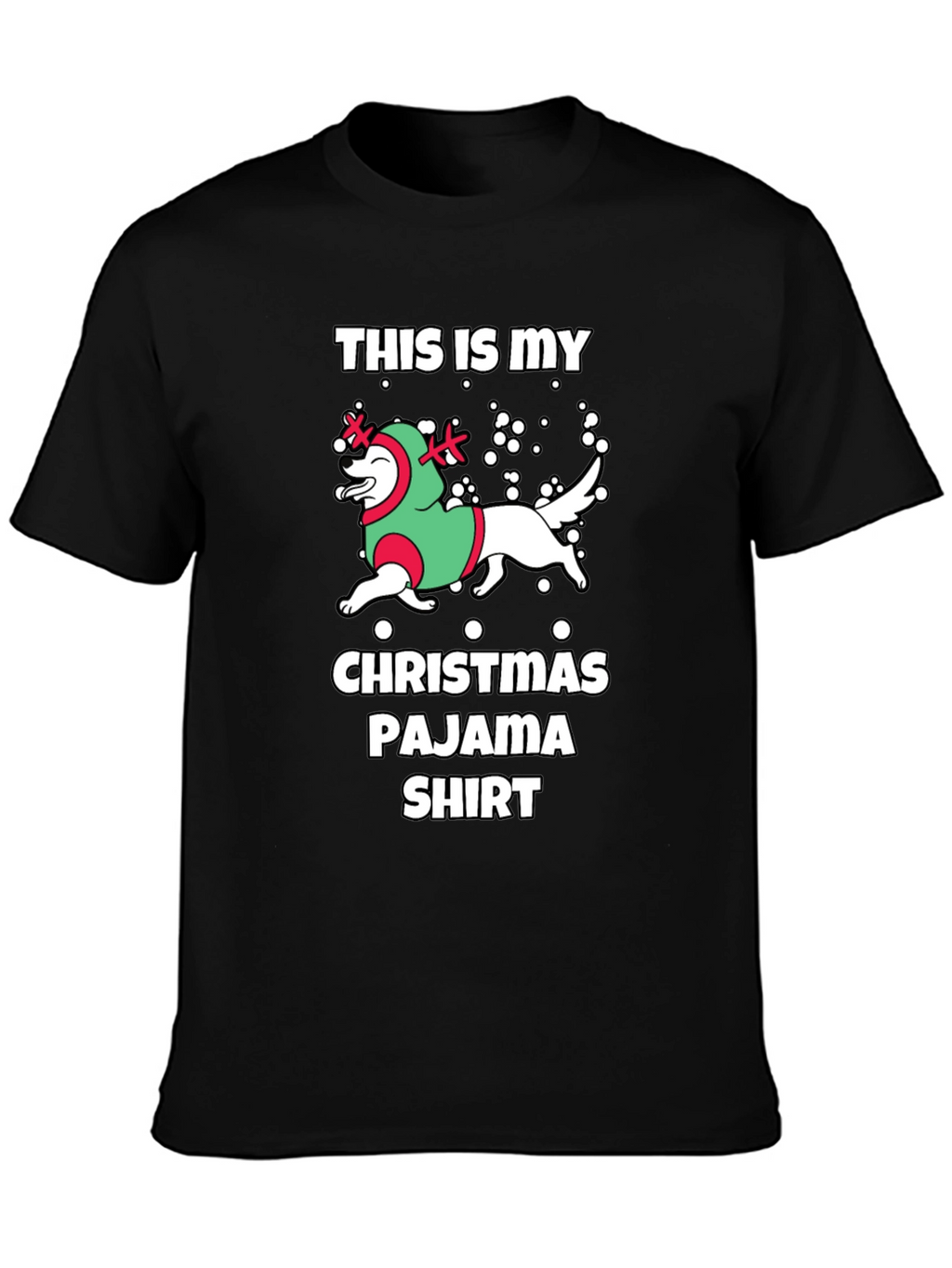 Dog Christmas Pajama Shirt