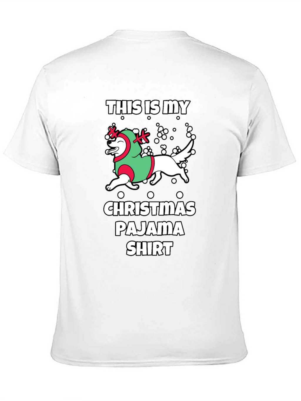 Dog Christmas Pajama Shirt