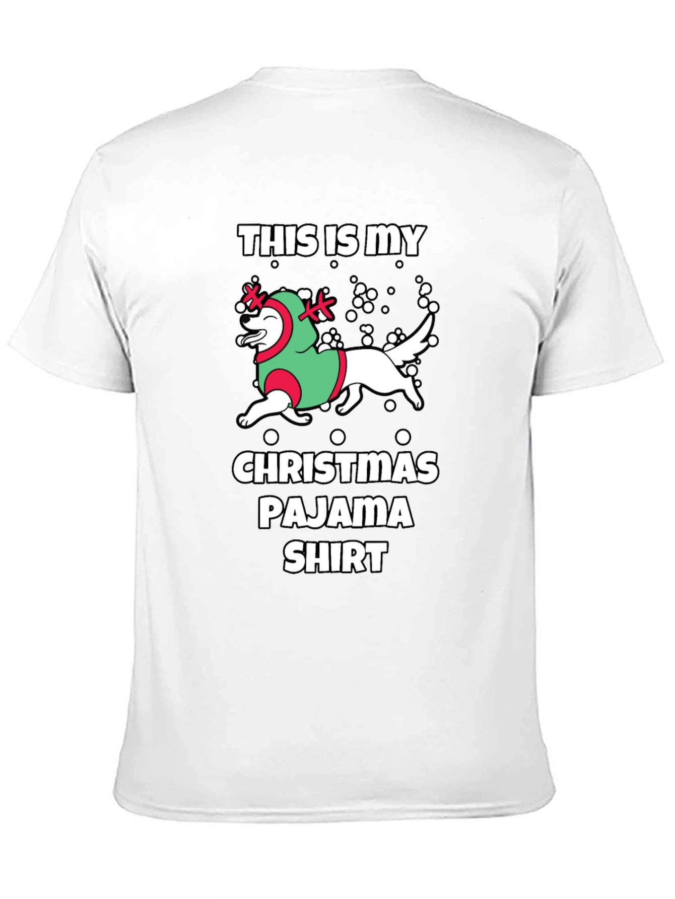 Dog Christmas Pajama Shirt