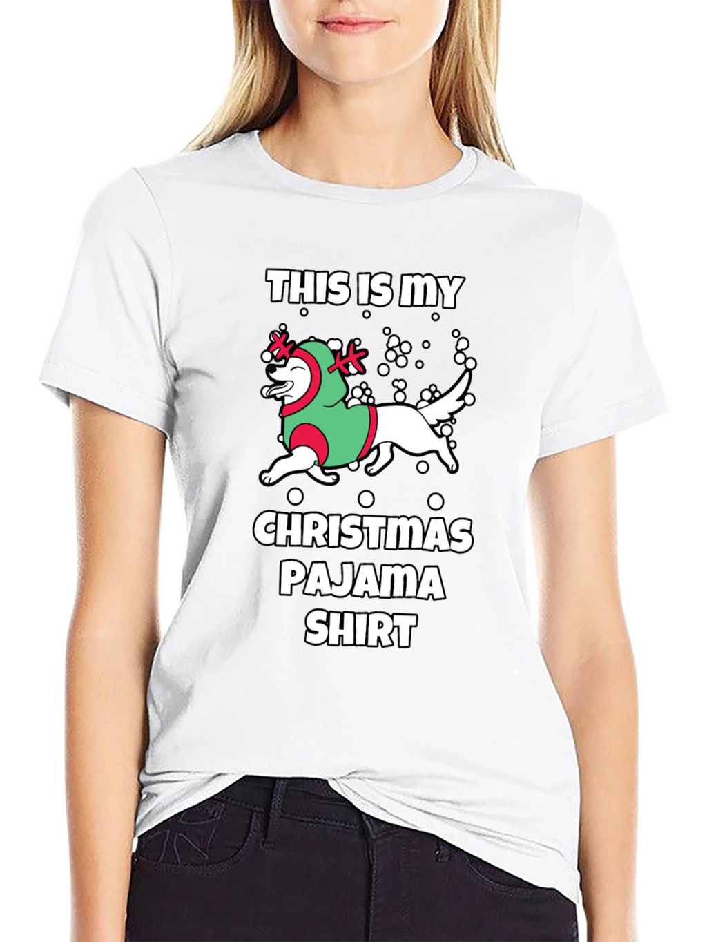 Dog Christmas Pajama Shirt