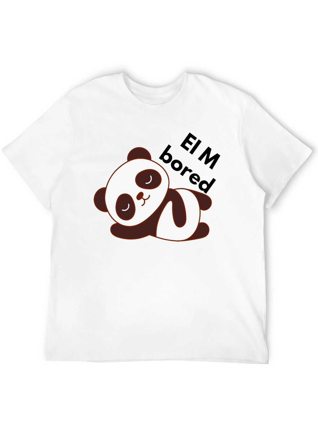 Cute Panda Lazy Sleep T-Shirt - Soft Cotton Blend