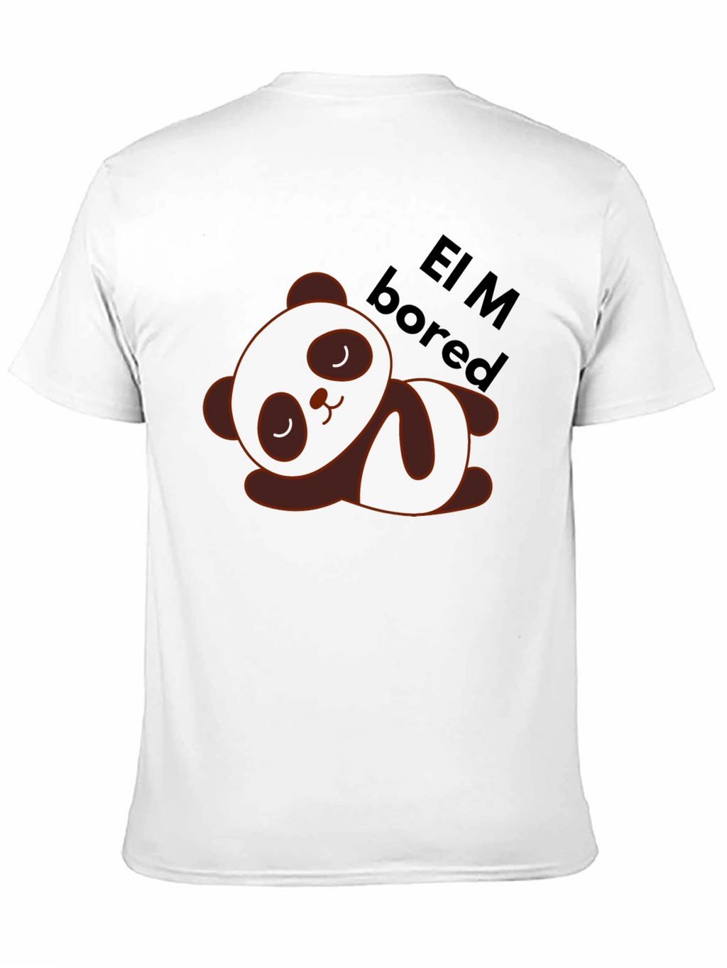 Cute Panda Lazy Sleep T-Shirt - Soft Cotton Blend