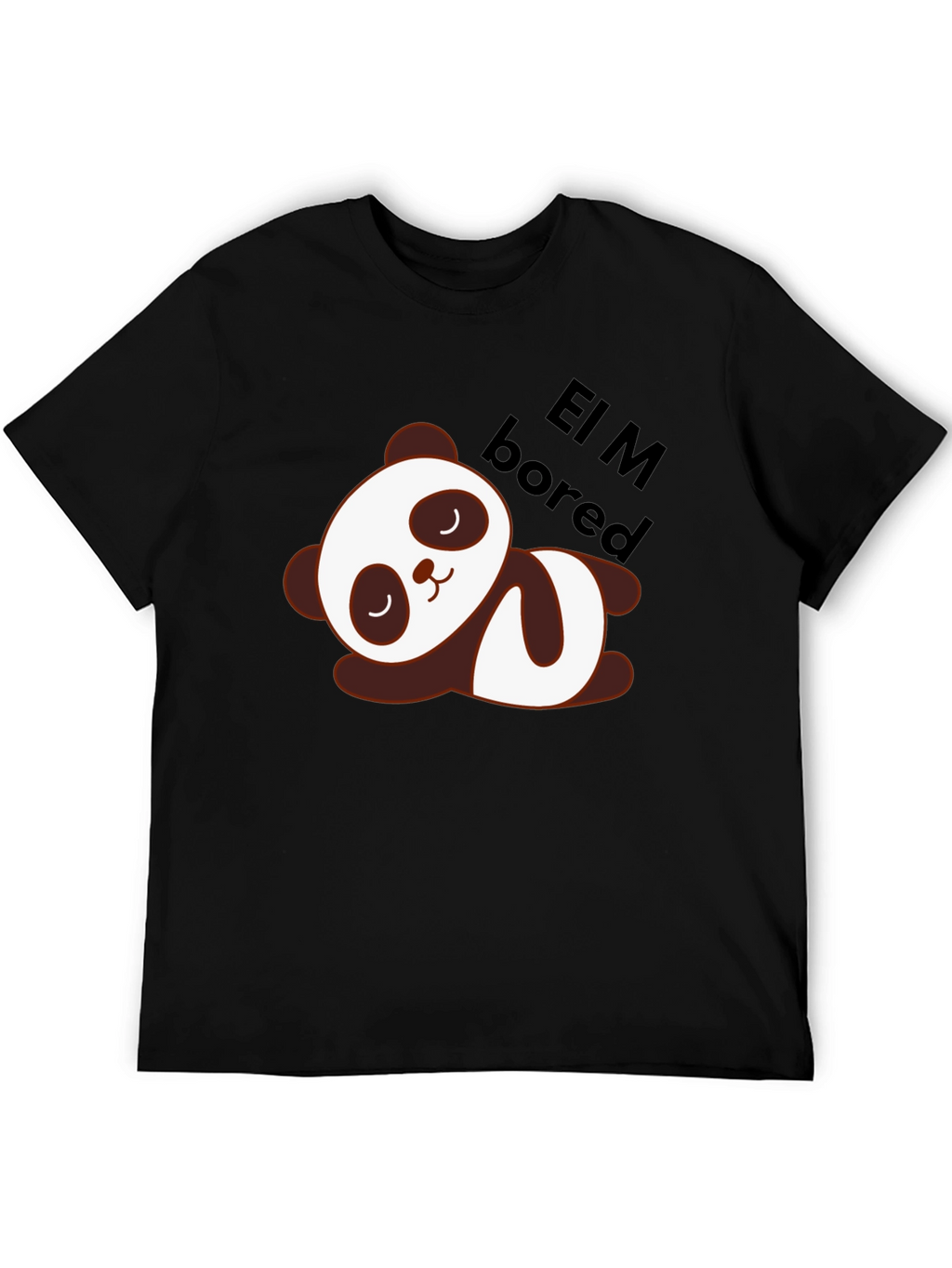 Cute Panda Lazy Sleep T-Shirt - Soft Cotton Blend