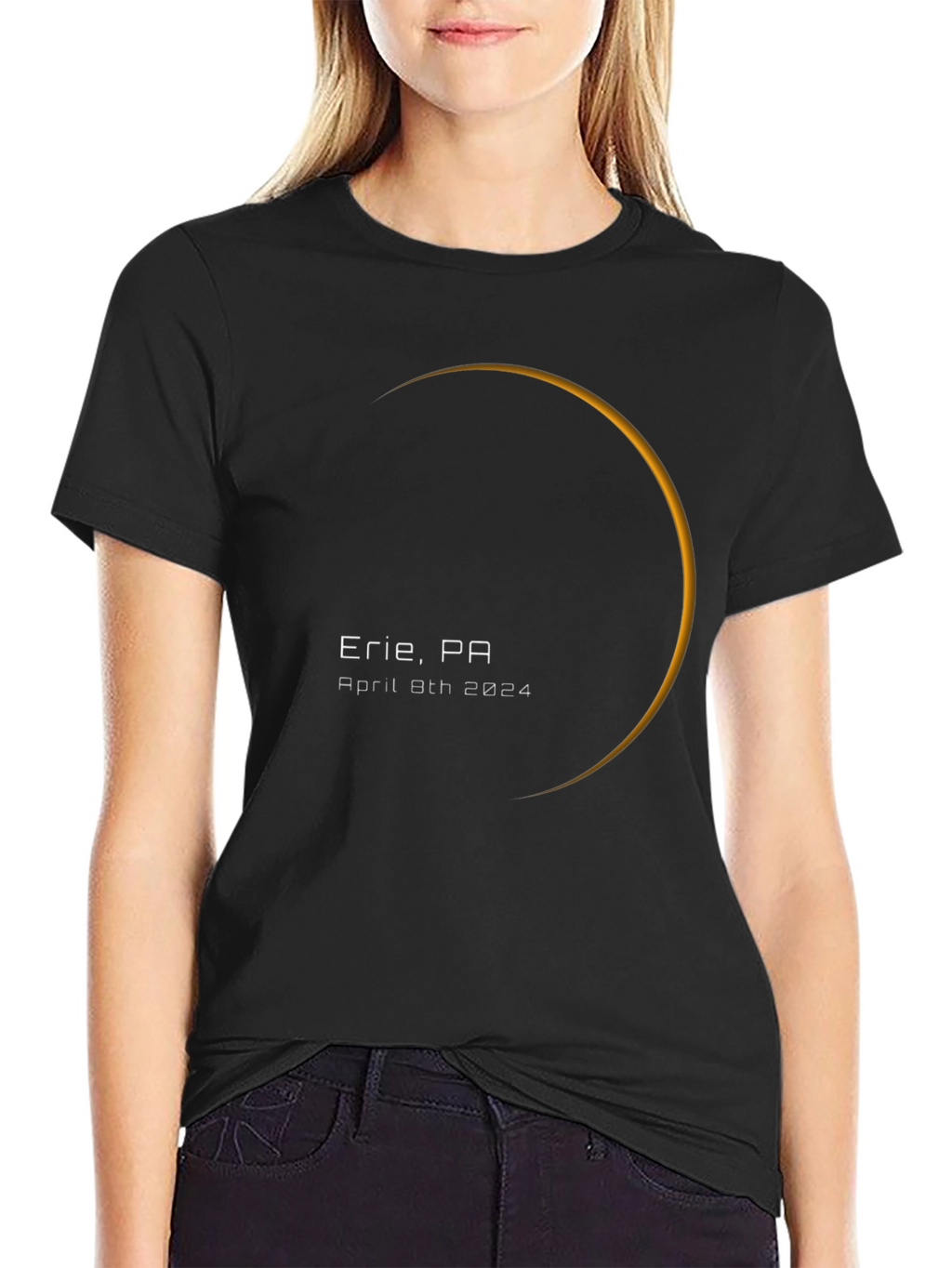 Erie PA Solar Eclipse April 8th 2024 T-Shirt
