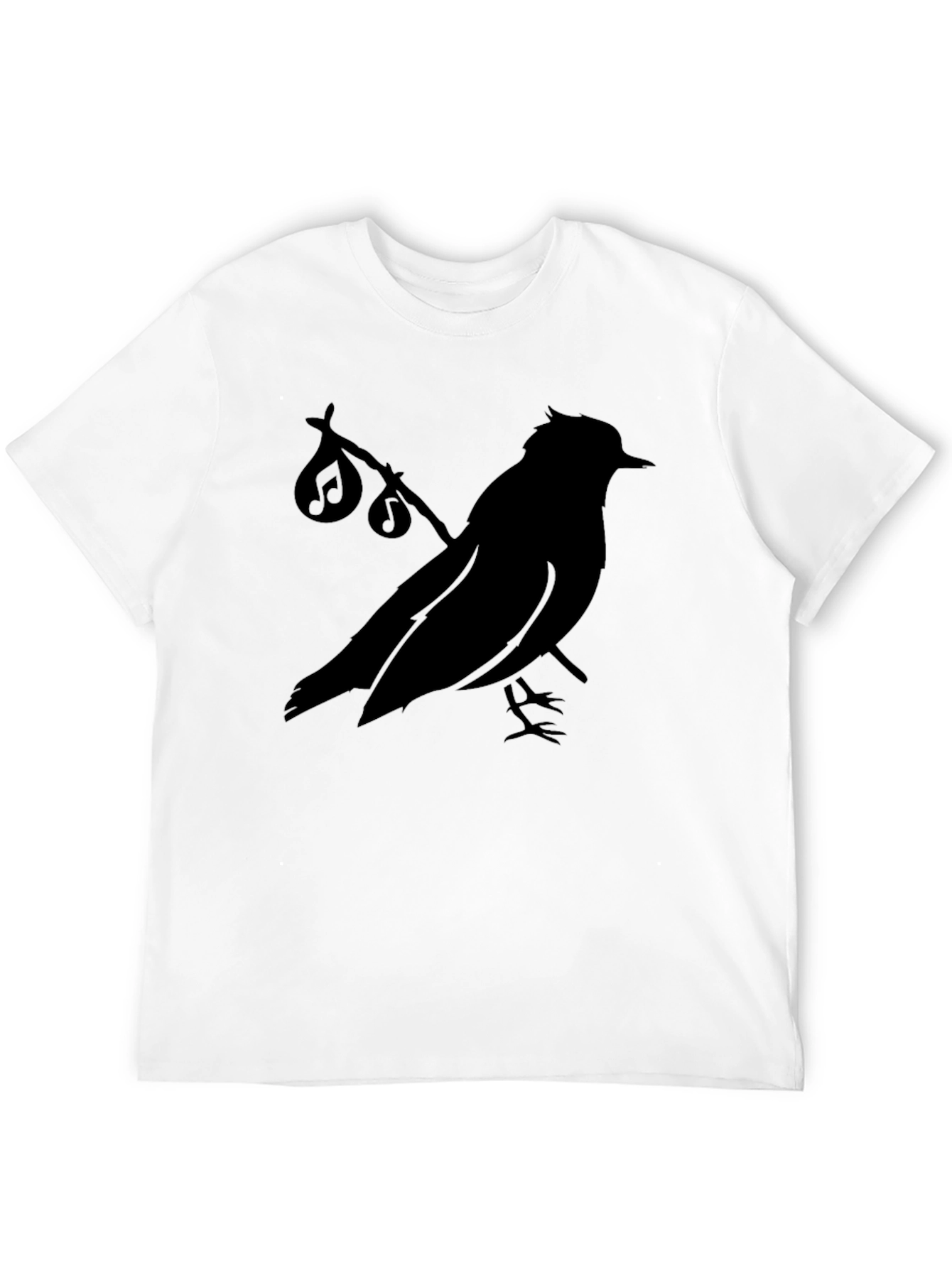 Black Bird Music Notes T-Shirt