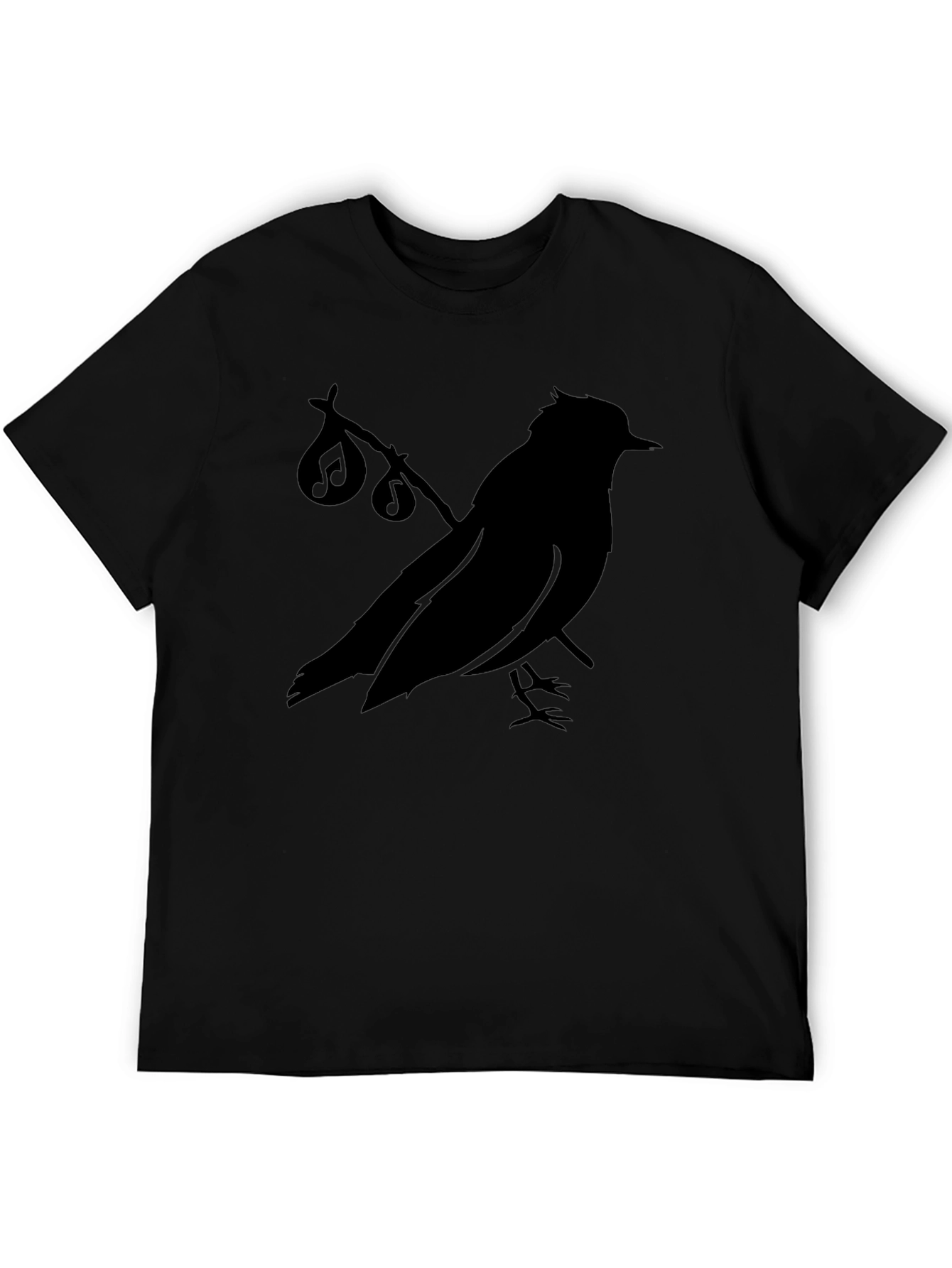 Black Bird Music Notes T-Shirt