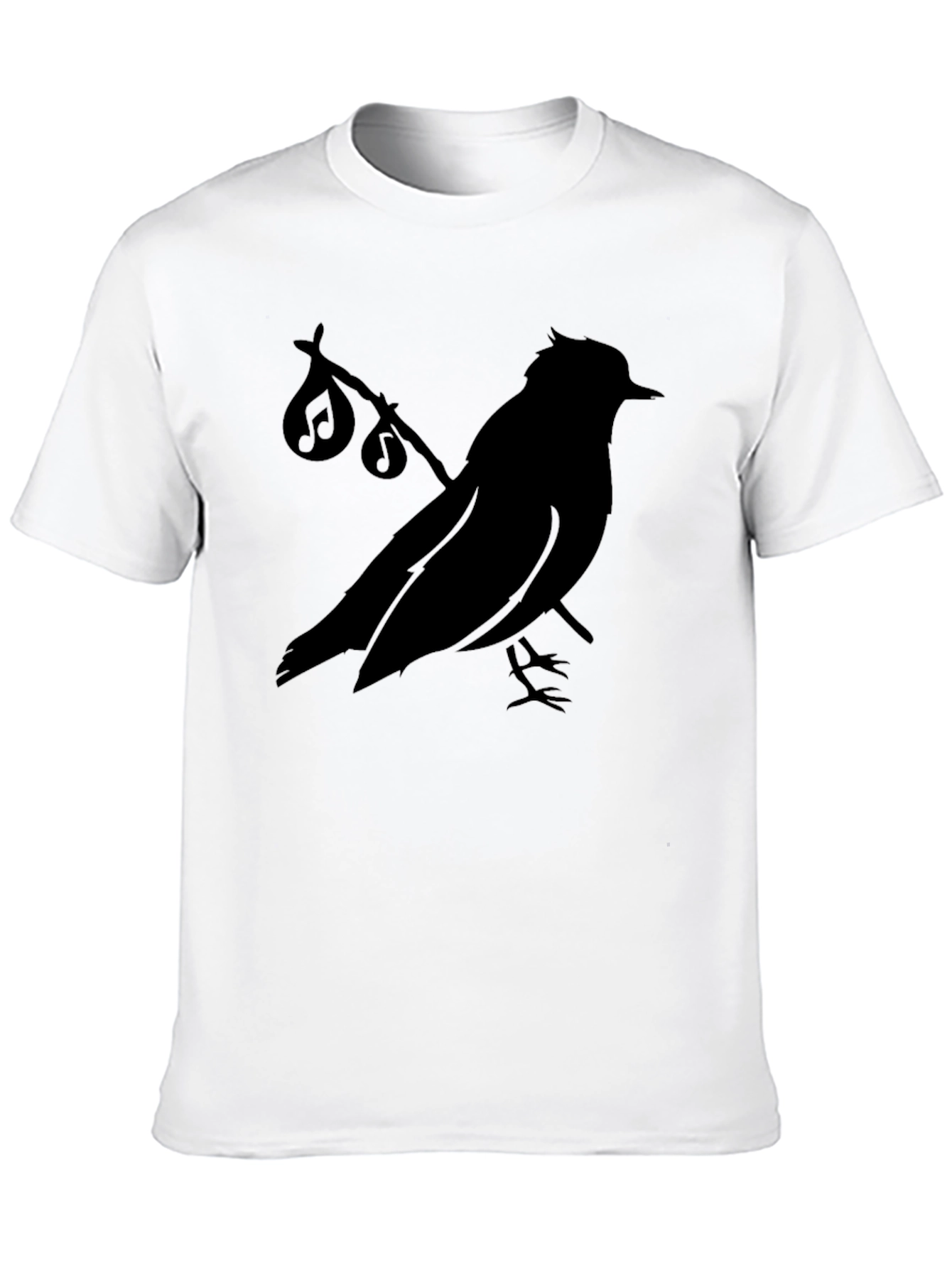 Black Bird Music Notes T-Shirt